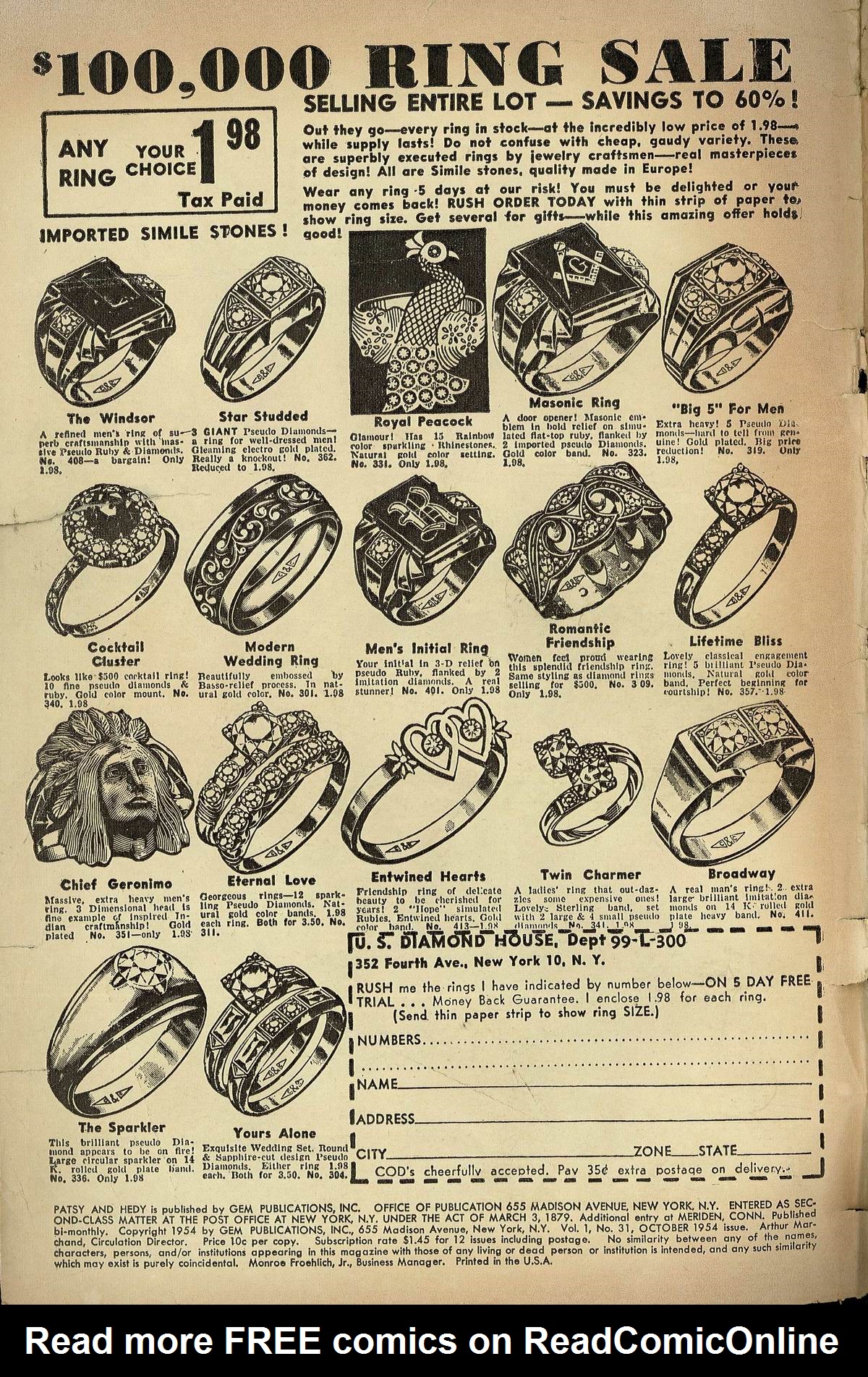 Read online Patsy and Hedy comic -  Issue #31 - 2