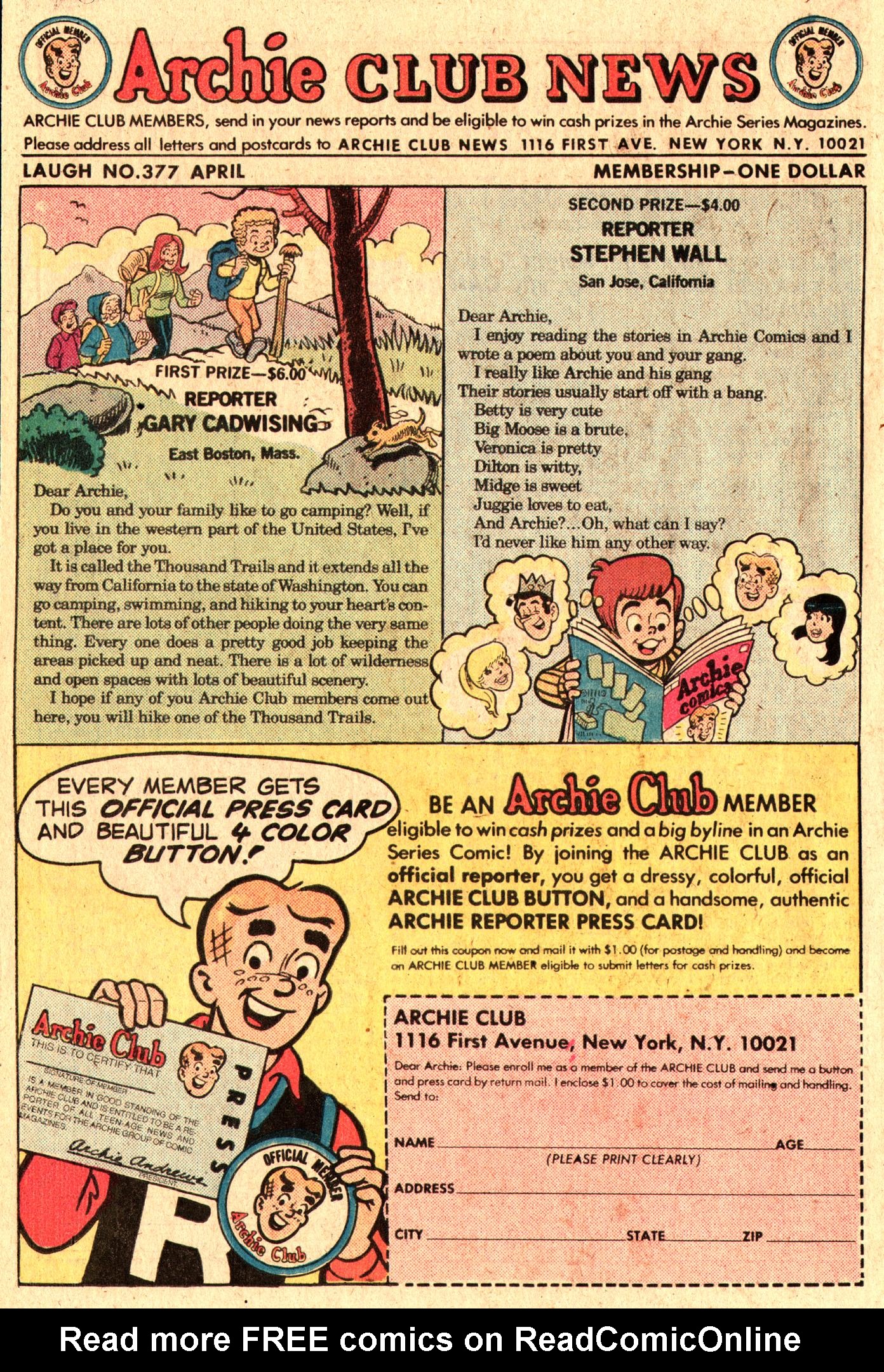 Read online Laugh (Comics) comic -  Issue #377 - 26