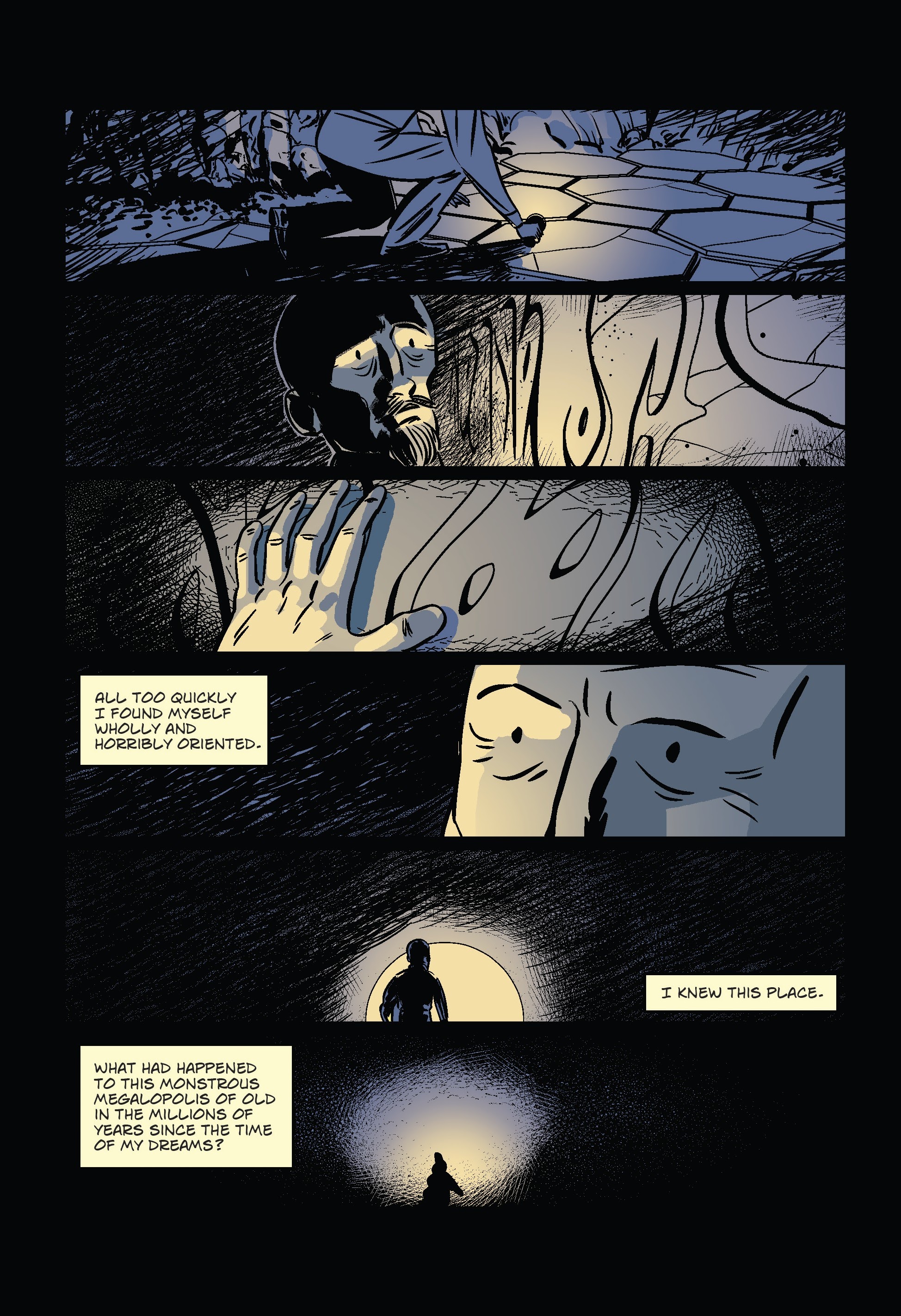 Read online H.P. Lovecraft The Shadow Out of Time comic -  Issue # TPB - 74