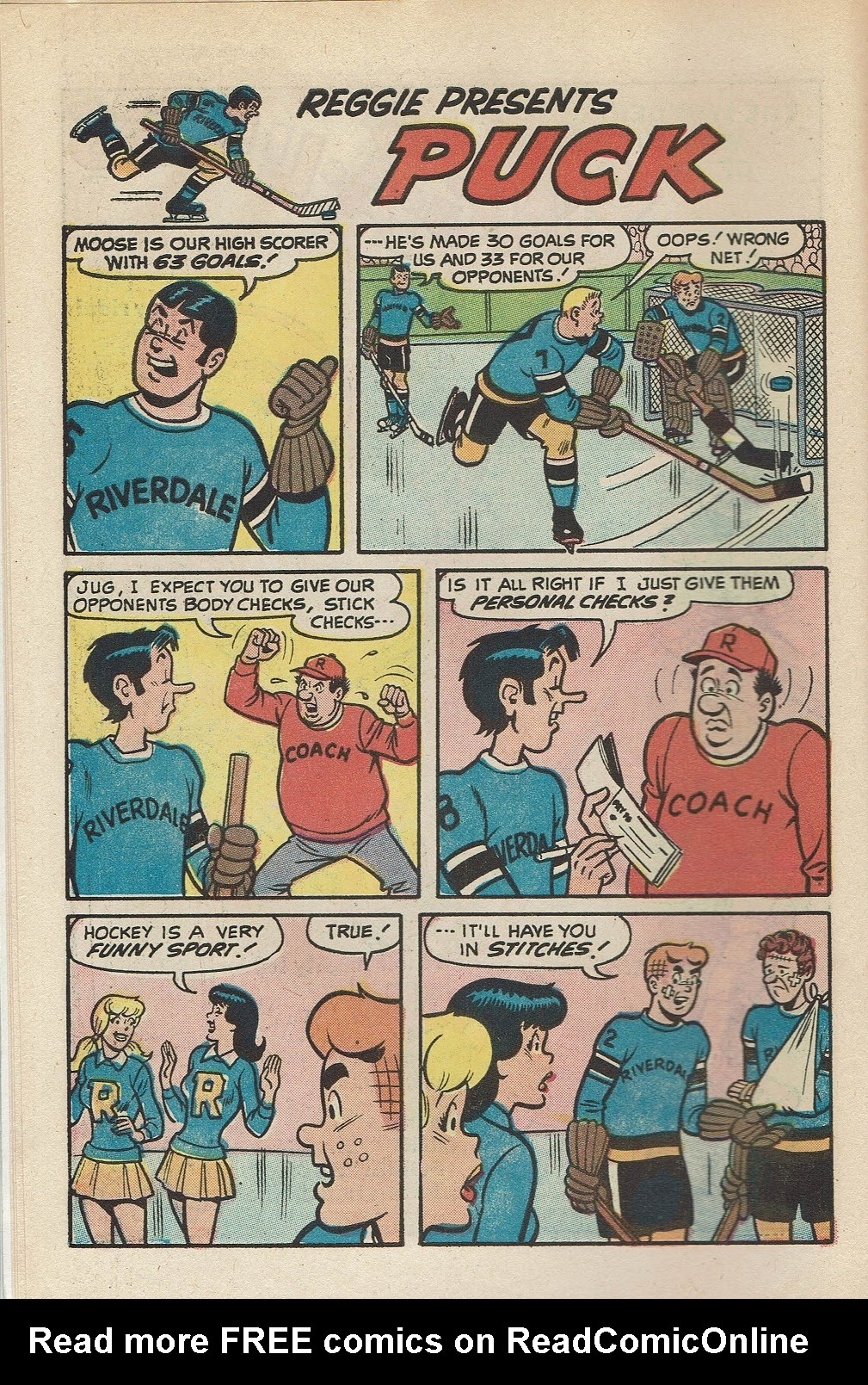 Read online Reggie's Wise Guy Jokes comic -  Issue #21 - 10