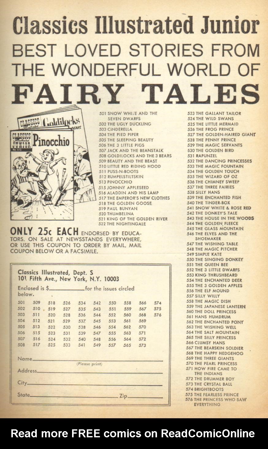 Read online Classics Illustrated comic -  Issue #69 - 51