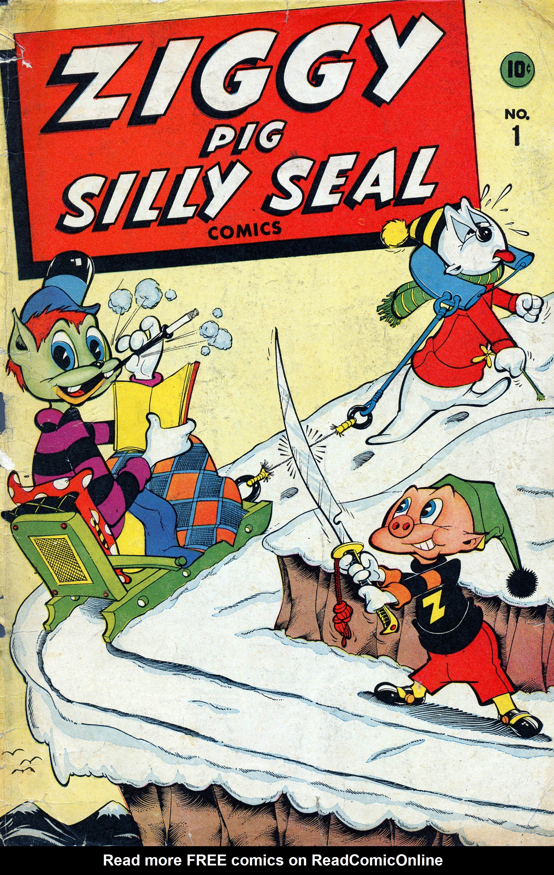 Read online Ziggy Pig-Silly Seal Comics (1944) comic -  Issue #1 - 1