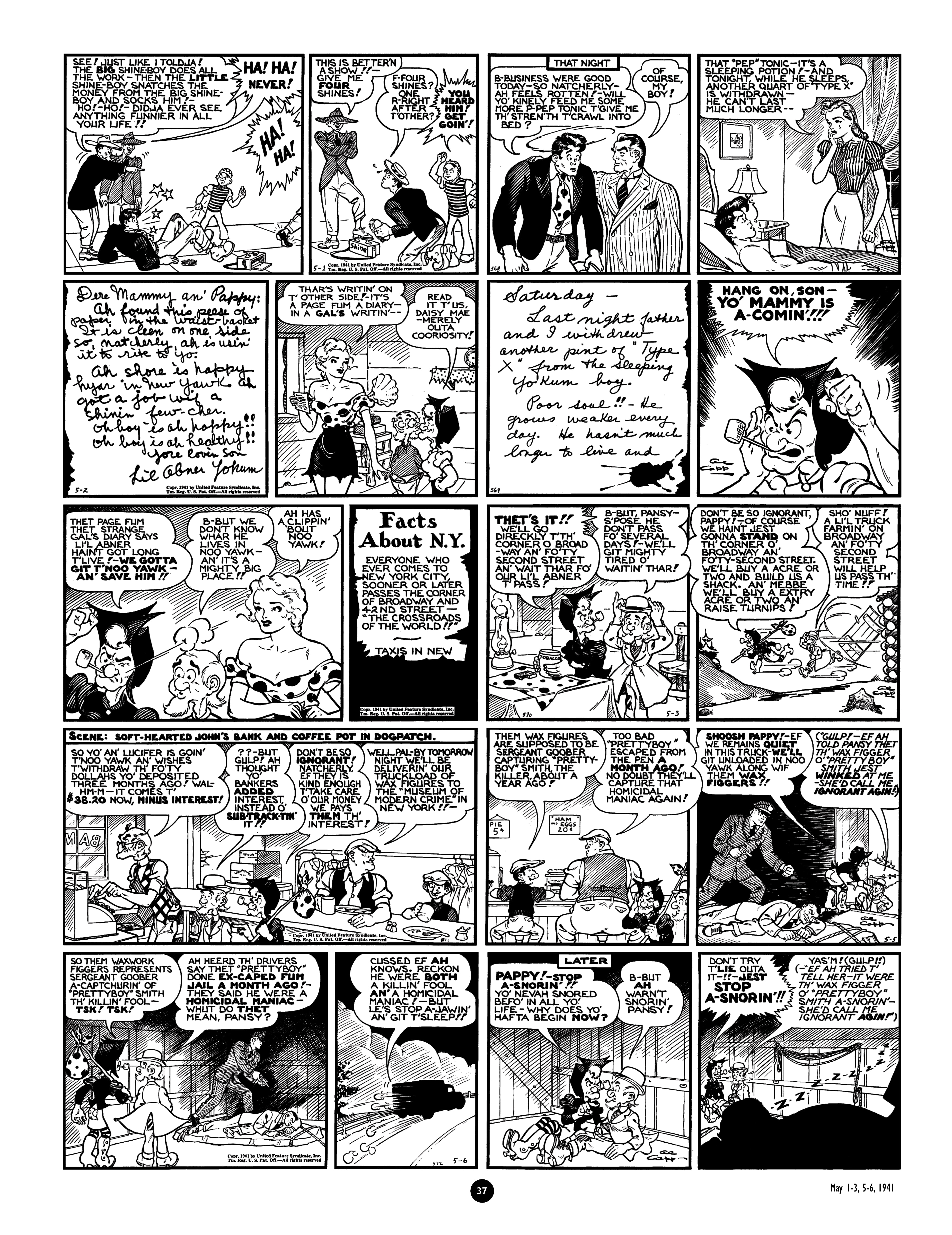 Read online Al Capp's Li'l Abner Complete Daily & Color Sunday Comics comic -  Issue # TPB 4 (Part 1) - 38