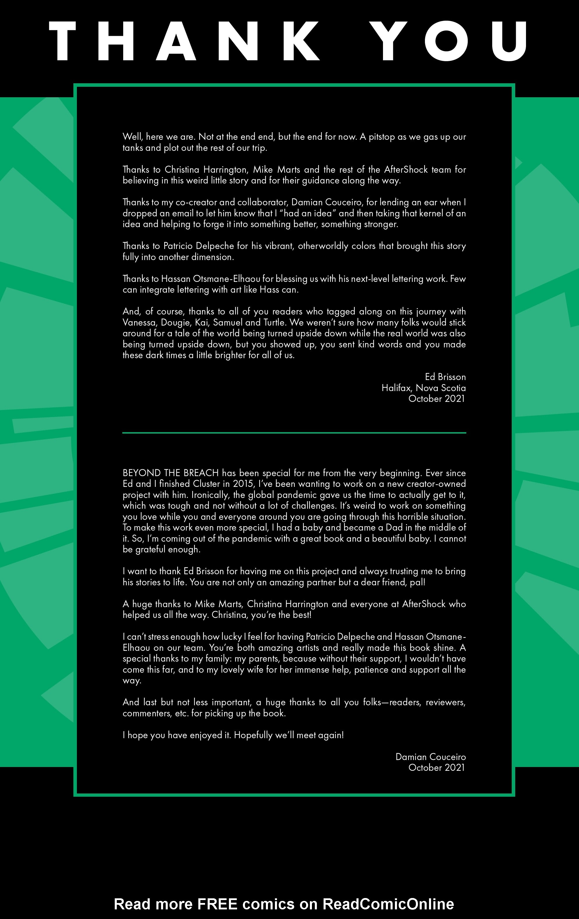 Read online Beyond the Breach comic -  Issue #5 - 23