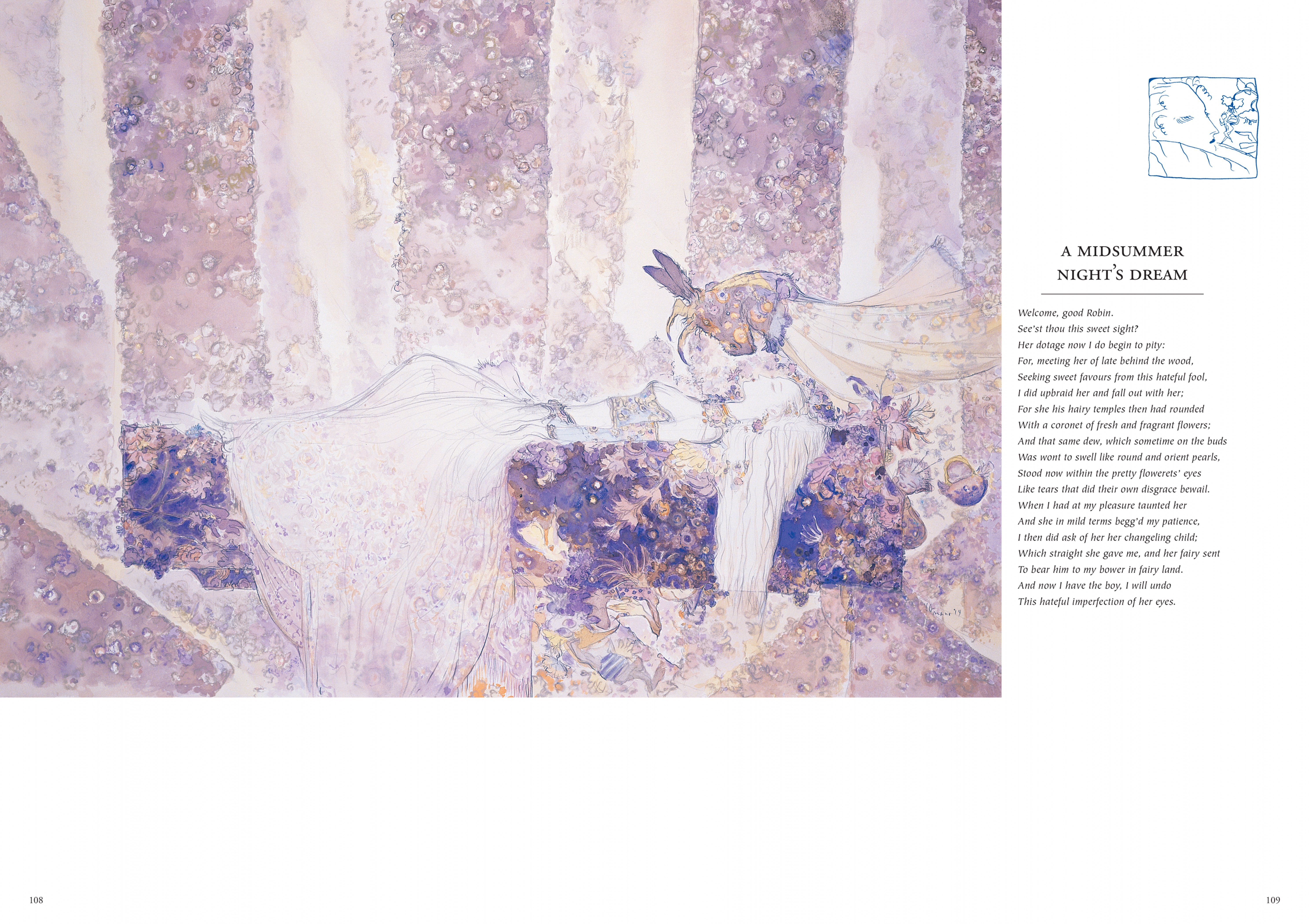 Read online Elegant Spirits: Amano's Tale of Genji and Fairies comic -  Issue # TPB - 70