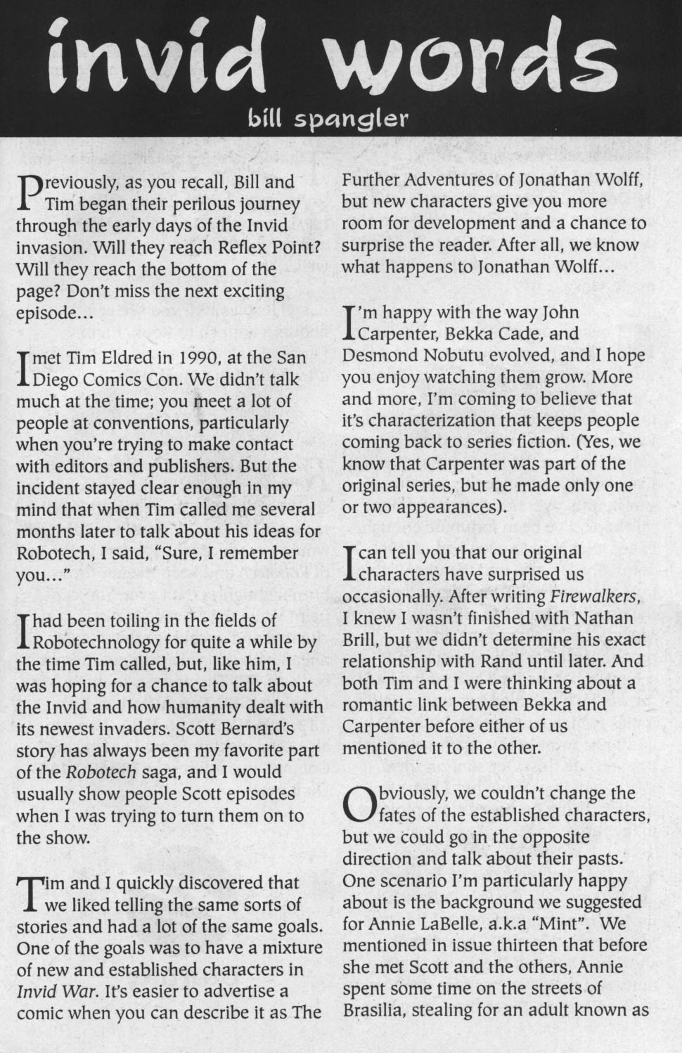 Read online Robotech: Invid War comic -  Issue #16 - 27