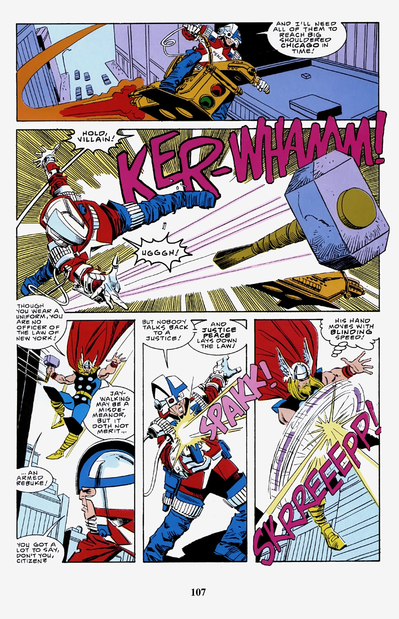 Read online Thor Visionaries: Walter Simonson comic -  Issue # TPB 4 - 108