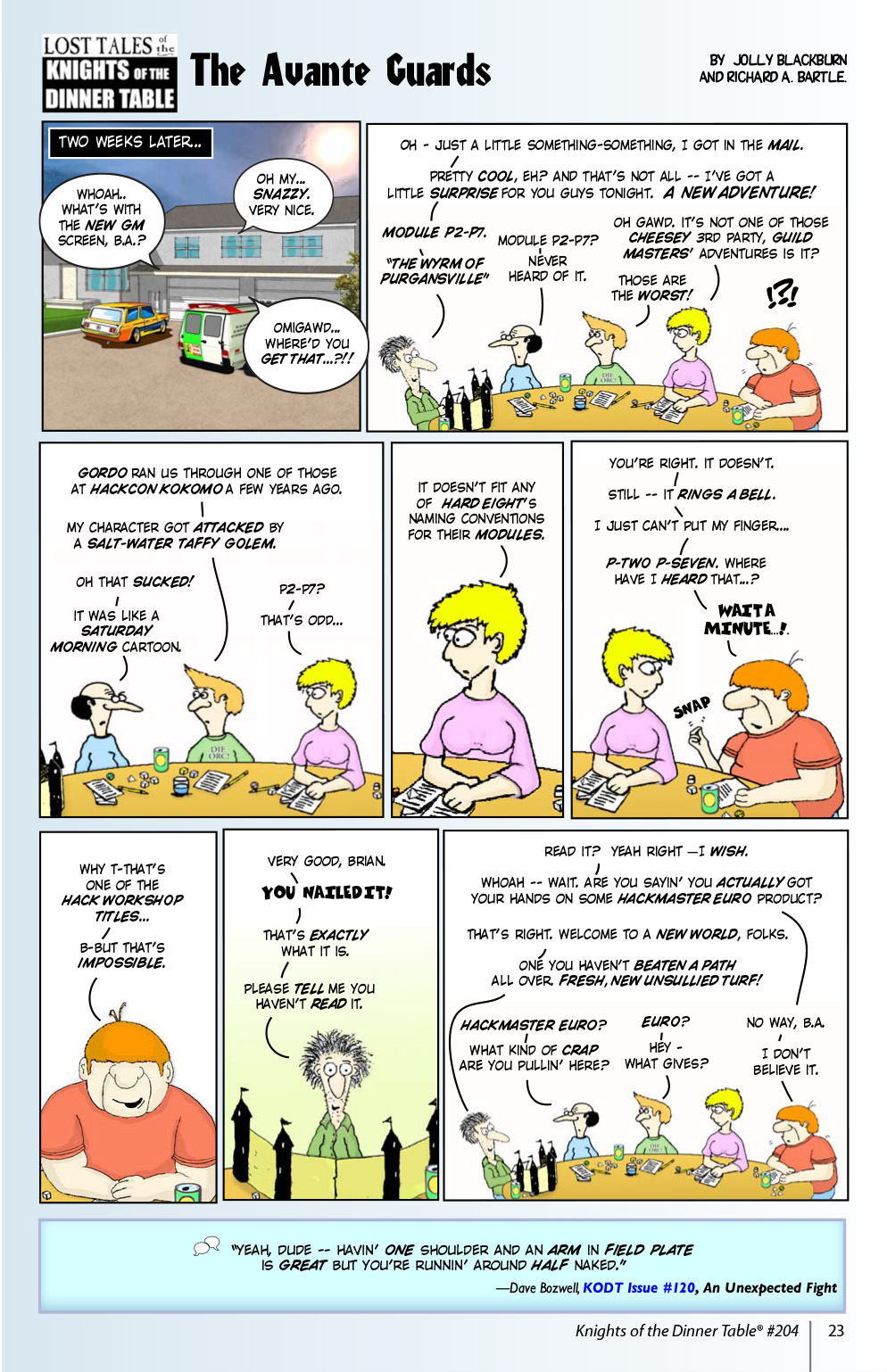 Read online Knights of the Dinner Table comic -  Issue #204 - 25