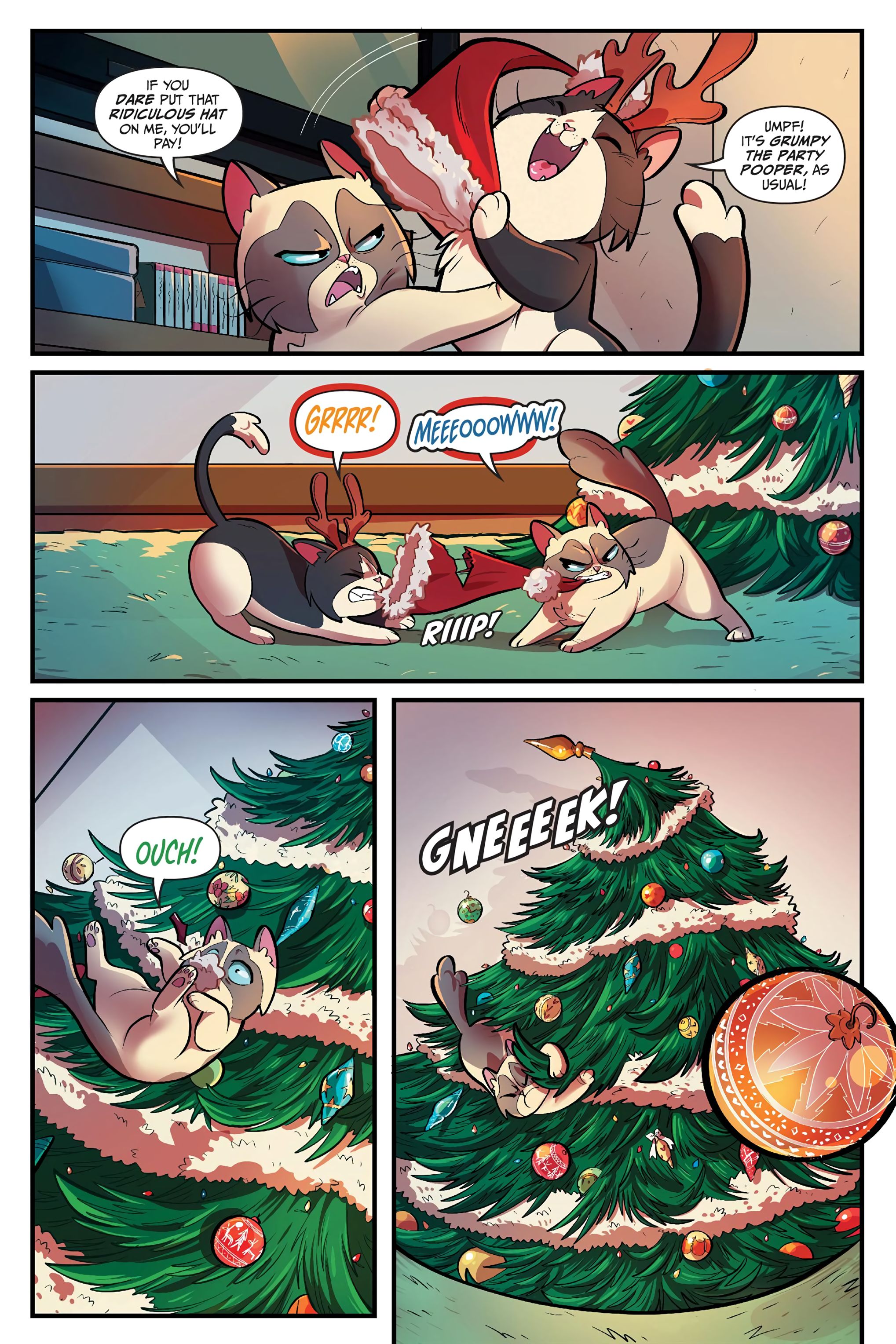 Read online Grumpy Cat: The Grumpus and Other Horrible Holiday Tales comic -  Issue # TPB - 47