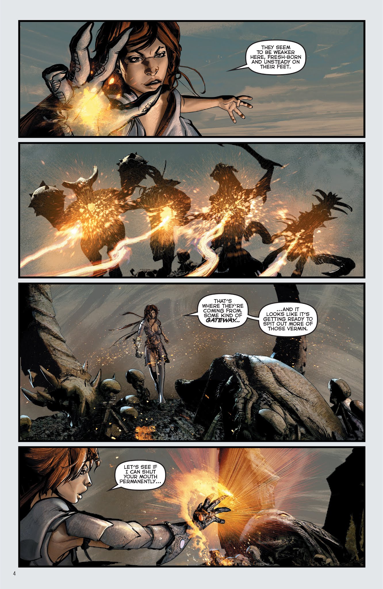 Read online Medieval Spawn and Witchblade comic -  Issue #2 - 5