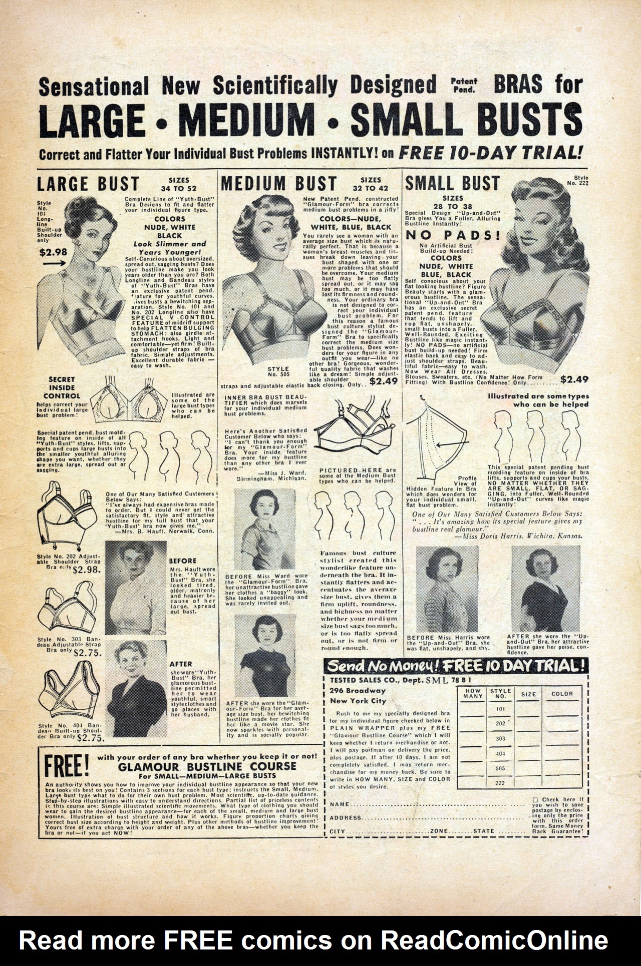 Read online Girl Comics (1949) comic -  Issue #12 - 35
