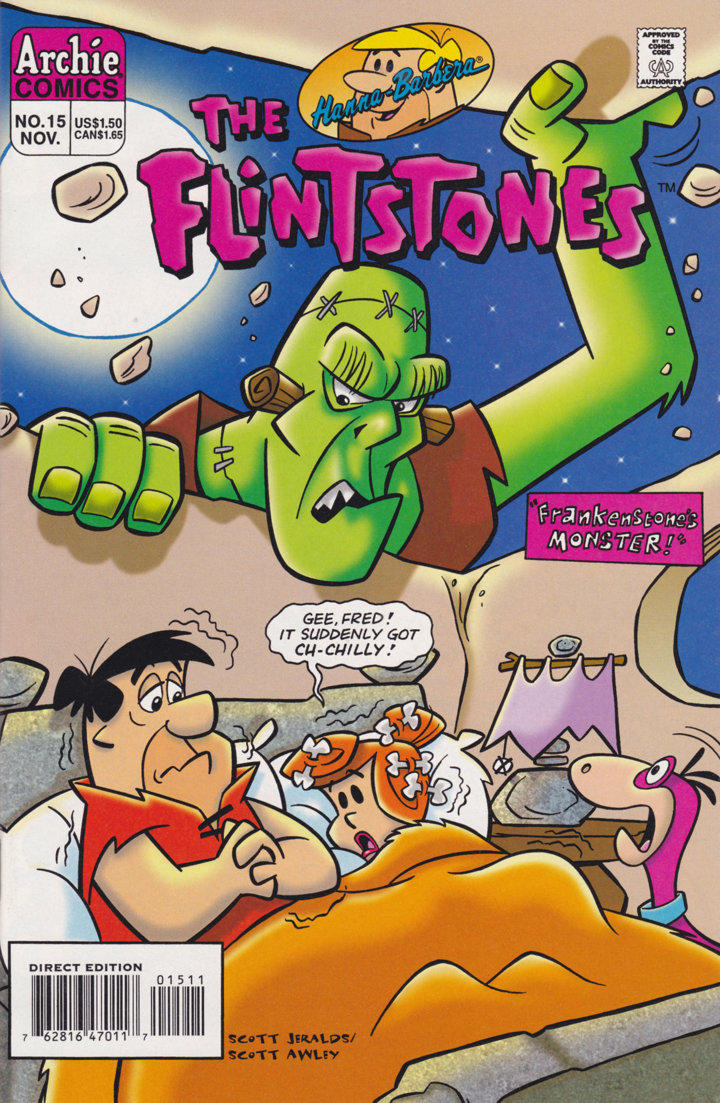 Read online The Flintstones (1992) comic -  Issue #15 - 1