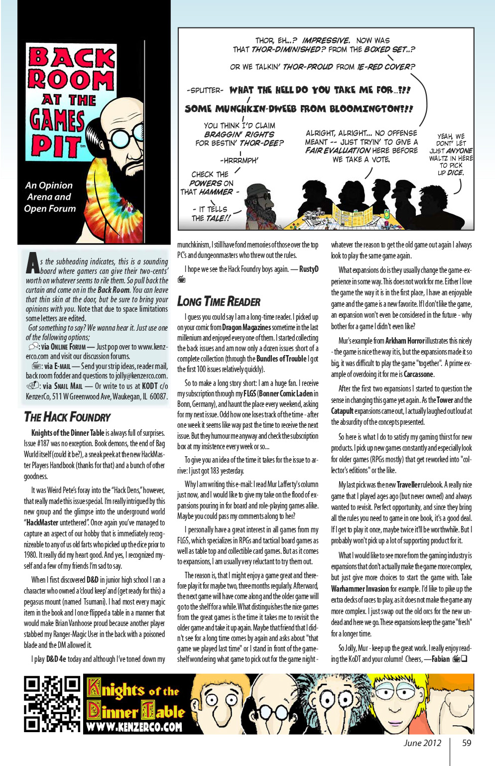 Read online Knights of the Dinner Table comic -  Issue #188 - 61