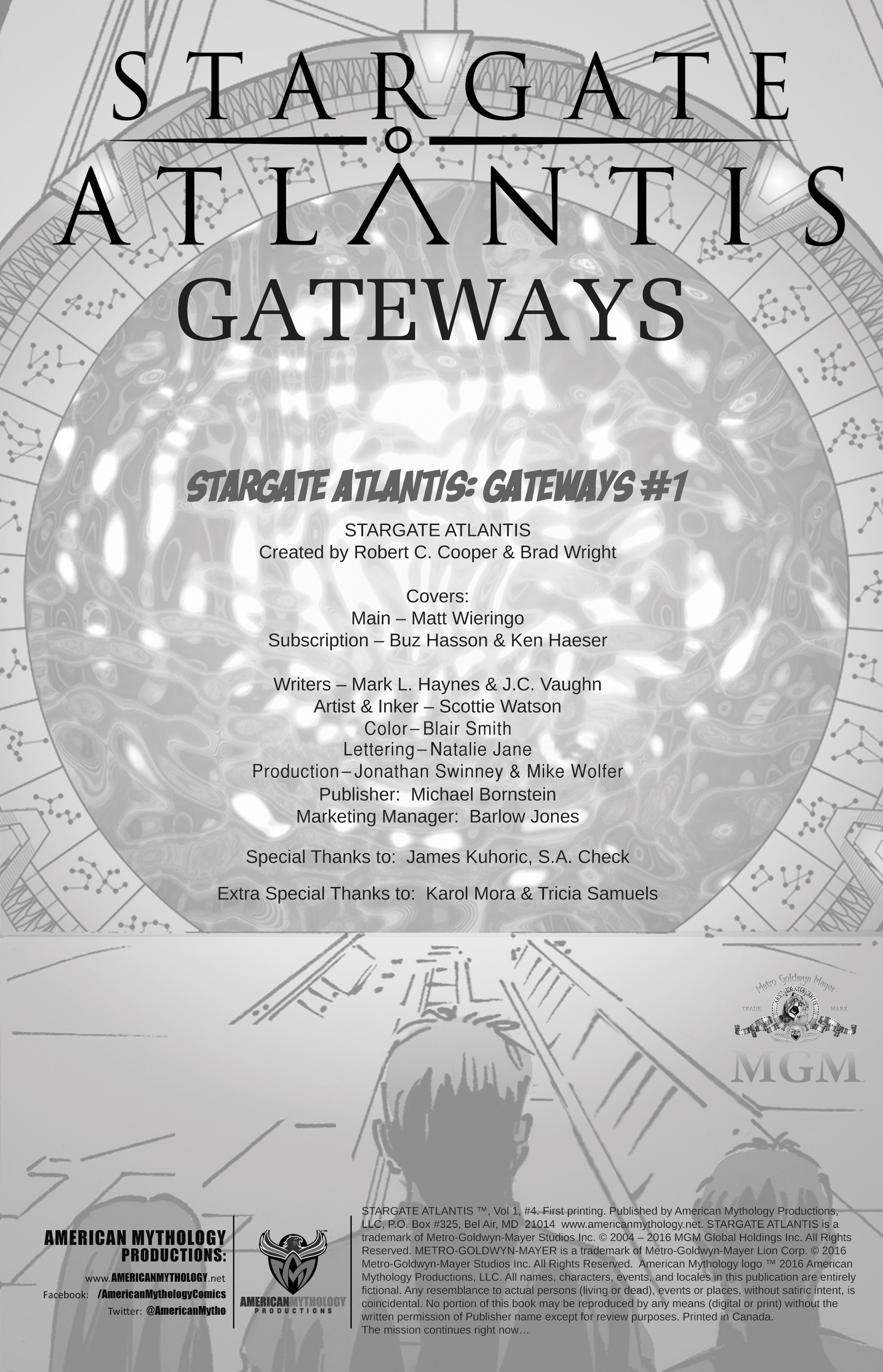 Read online Stargate Atlantis: Gateways comic -  Issue #1 - 2