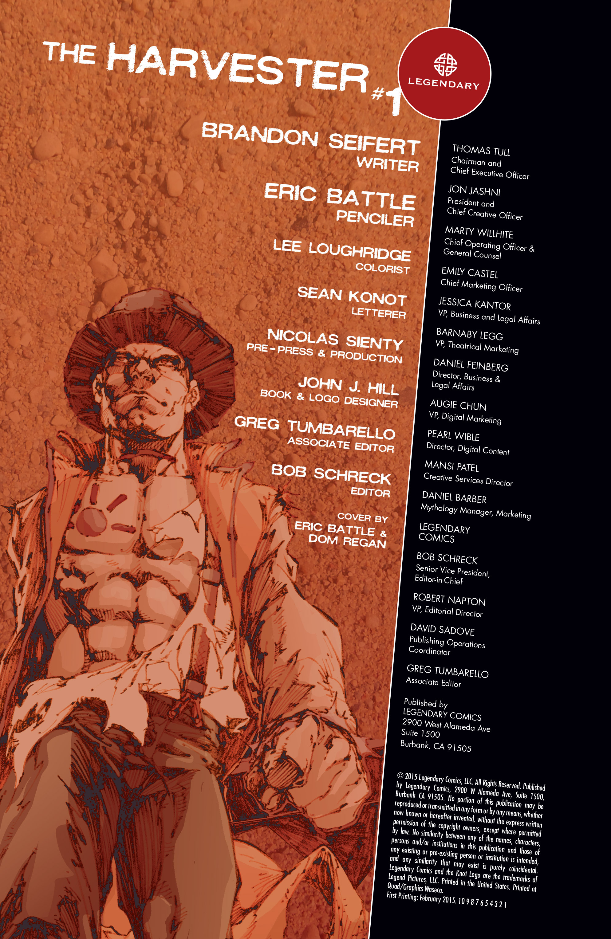 Read online The Harvester comic -  Issue #1 - 2