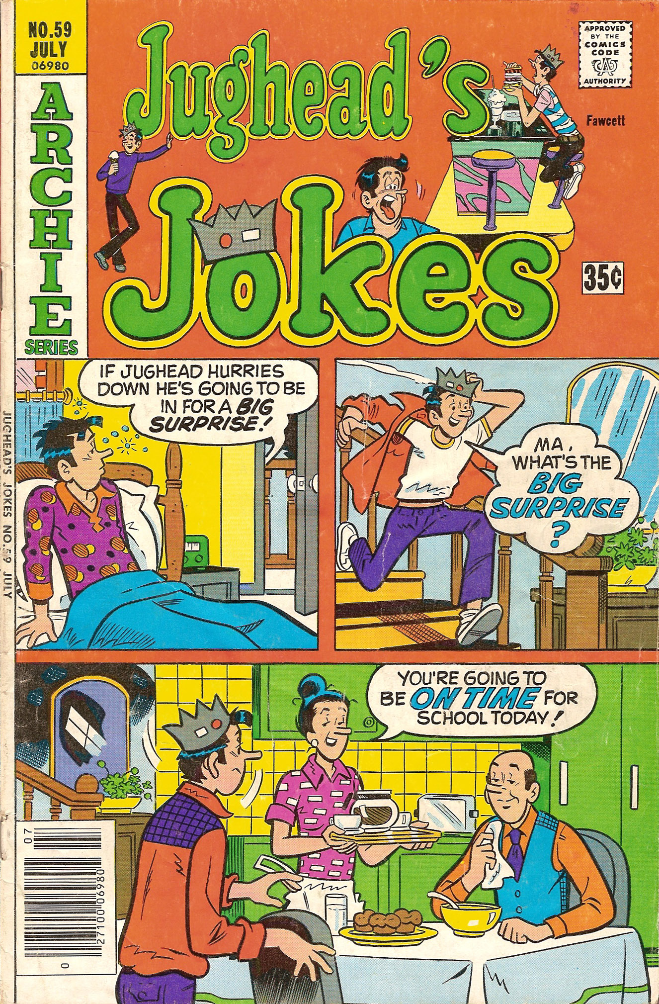 Read online Jughead's Jokes comic -  Issue #59 - 1