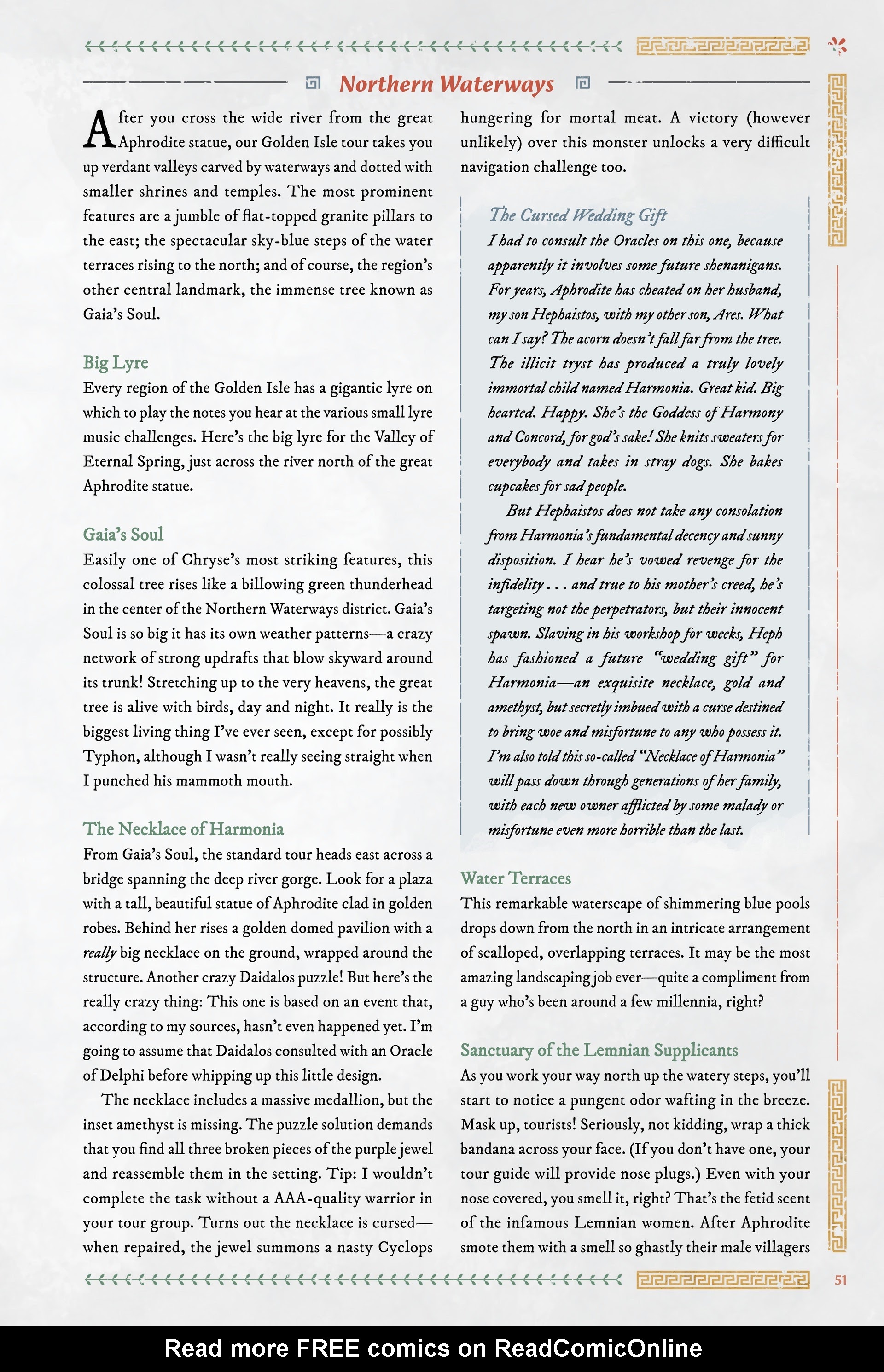 Read online Immortals Fenyx Rising: A Traveler's Guide to the Golden Isle comic -  Issue # TPB - 51