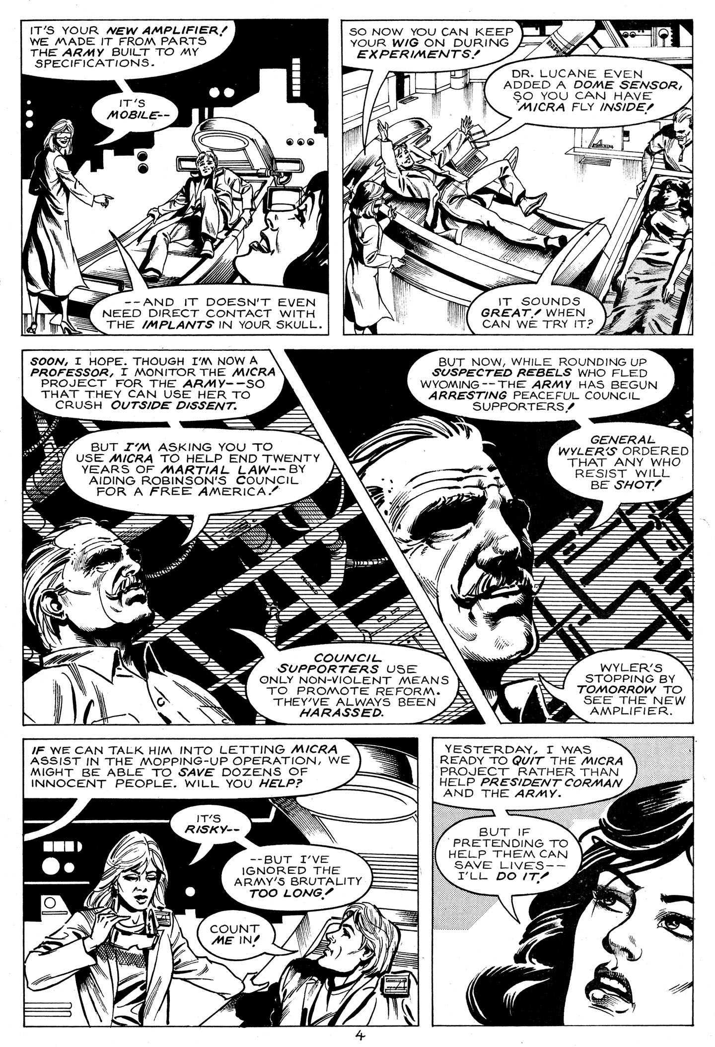 Read online MICRA: Mind Controlled Remote Automaton comic -  Issue #6 - 6