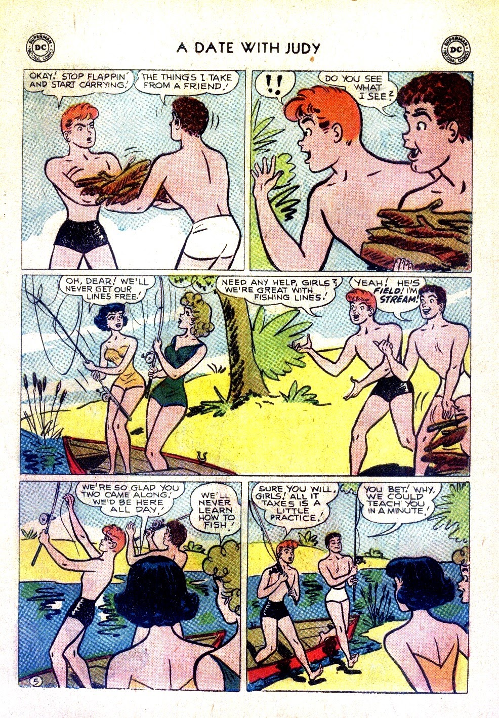 Read online A Date with Judy comic -  Issue #72 - 7