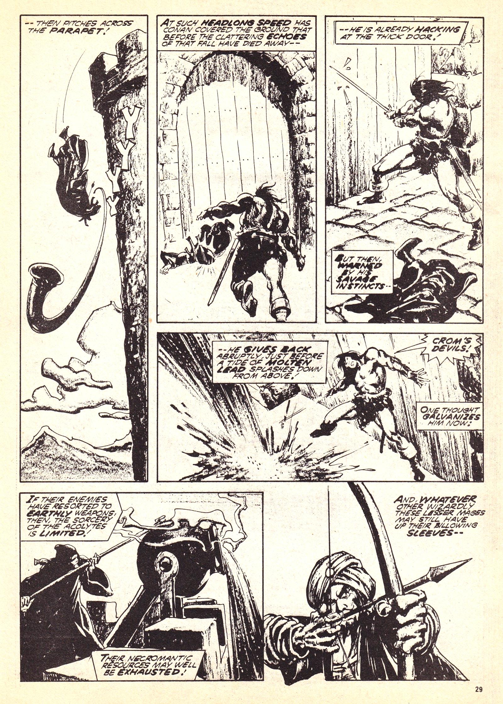 Read online The Savage Sword of Conan (1975) comic -  Issue #7 - 29