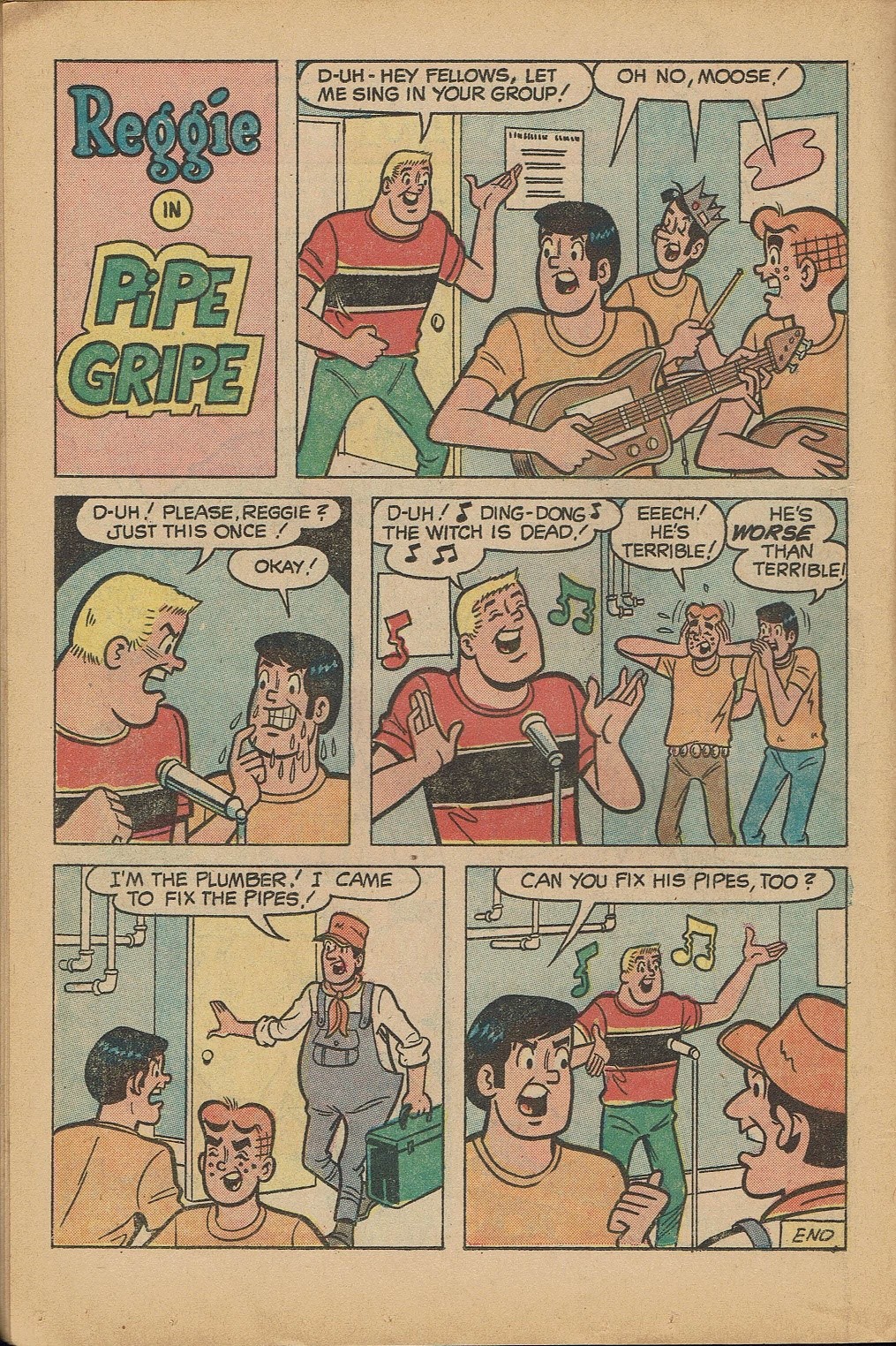 Read online Reggie's Wise Guy Jokes comic -  Issue #24 - 14