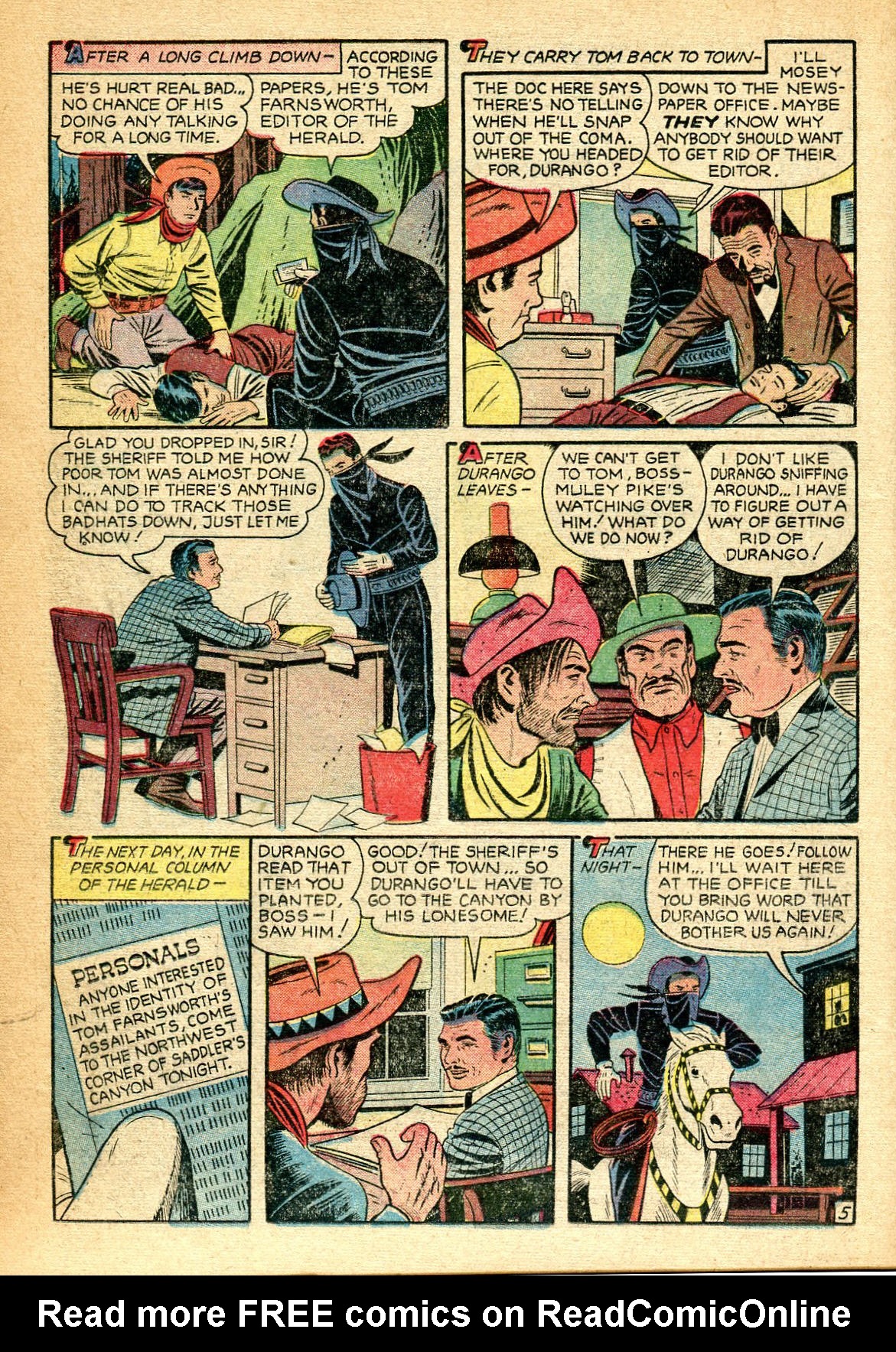 Read online Charles Starrett as The Durango Kid comic -  Issue #39 - 24