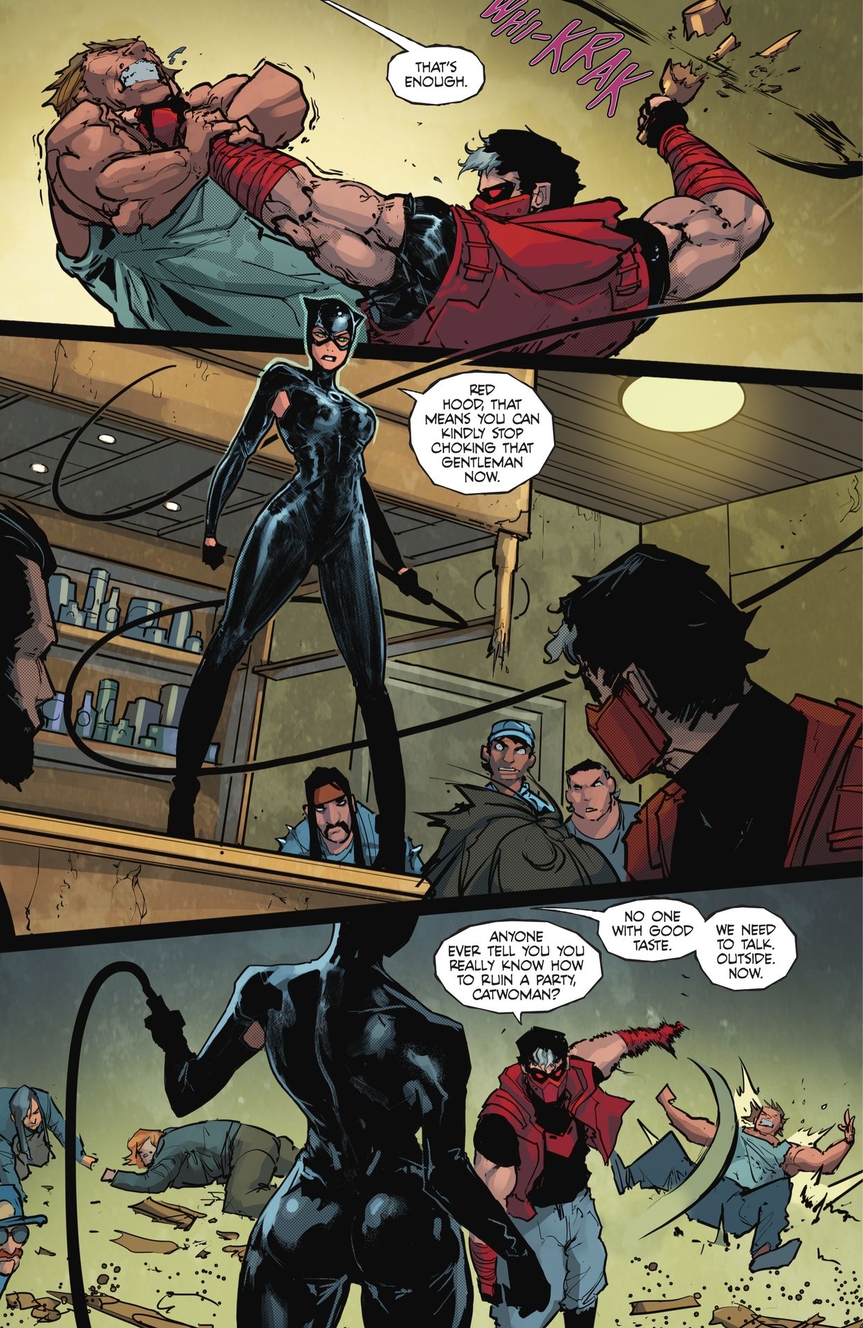 Read online Batman/Catwoman: The Gotham War: Red Hood comic -  Issue #2 - 8