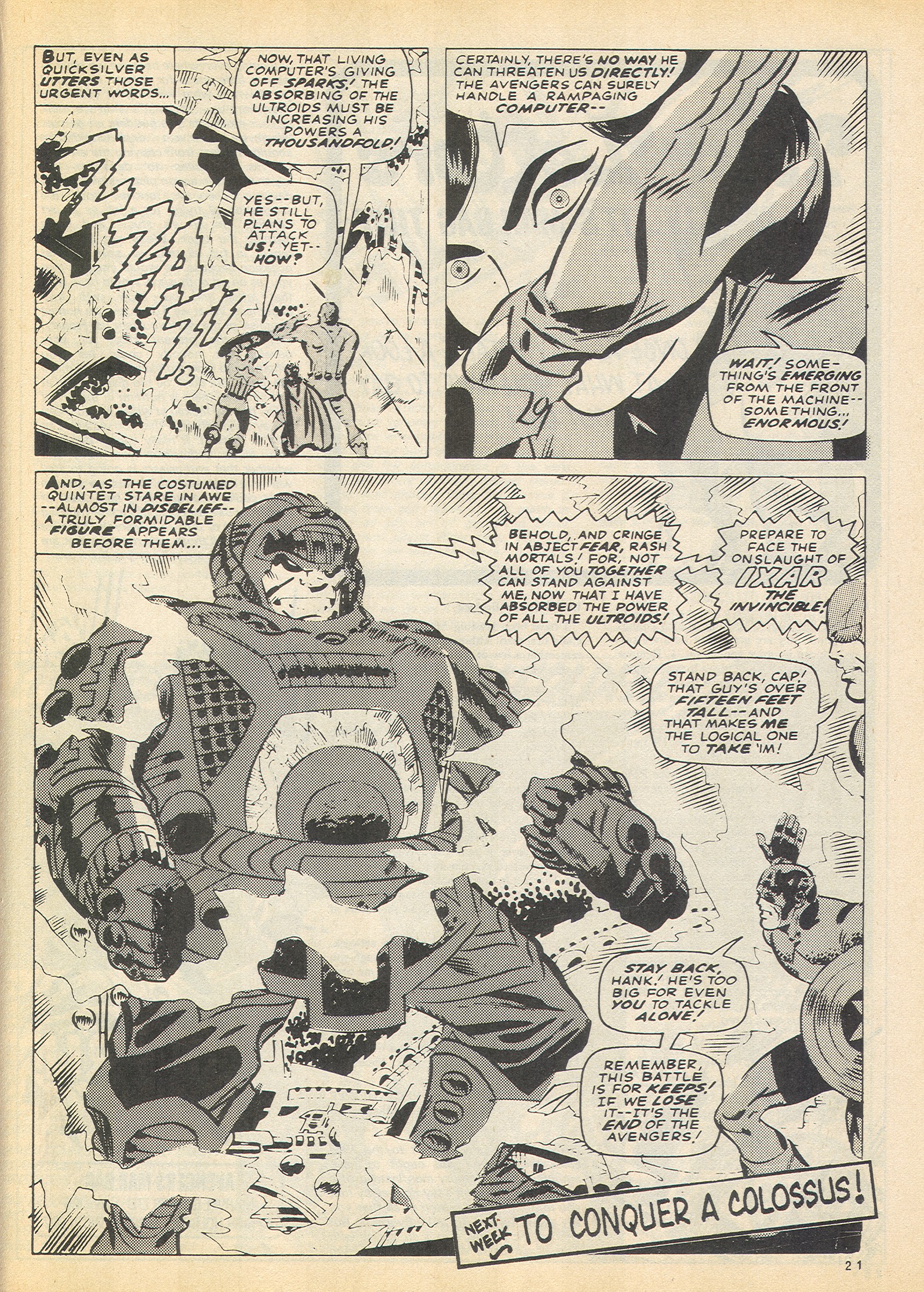 Read online The Avengers (1973) comic -  Issue #40 - 21