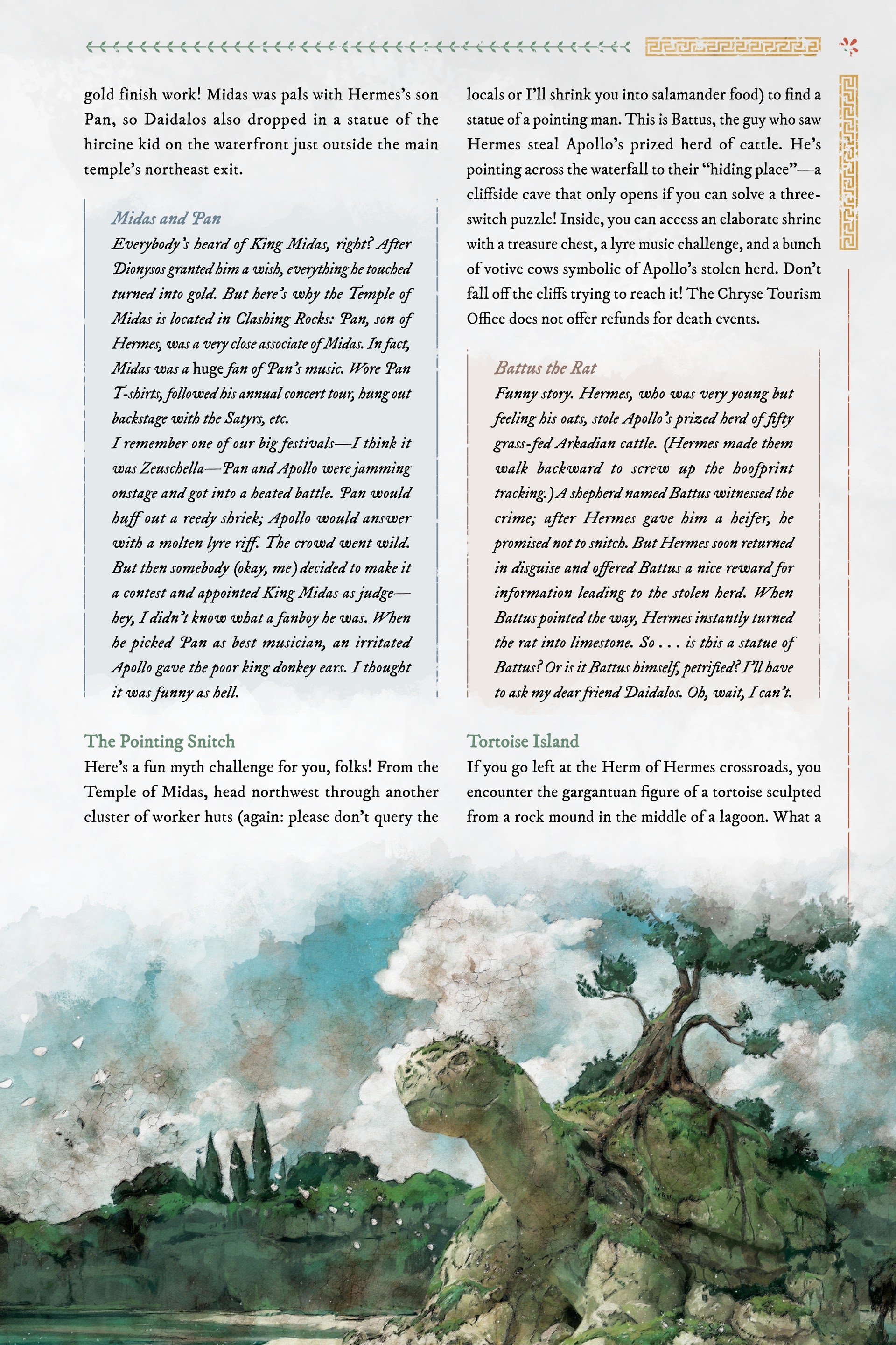 Read online Immortals Fenyx Rising: A Traveler's Guide to the Golden Isle comic -  Issue # TPB - 39