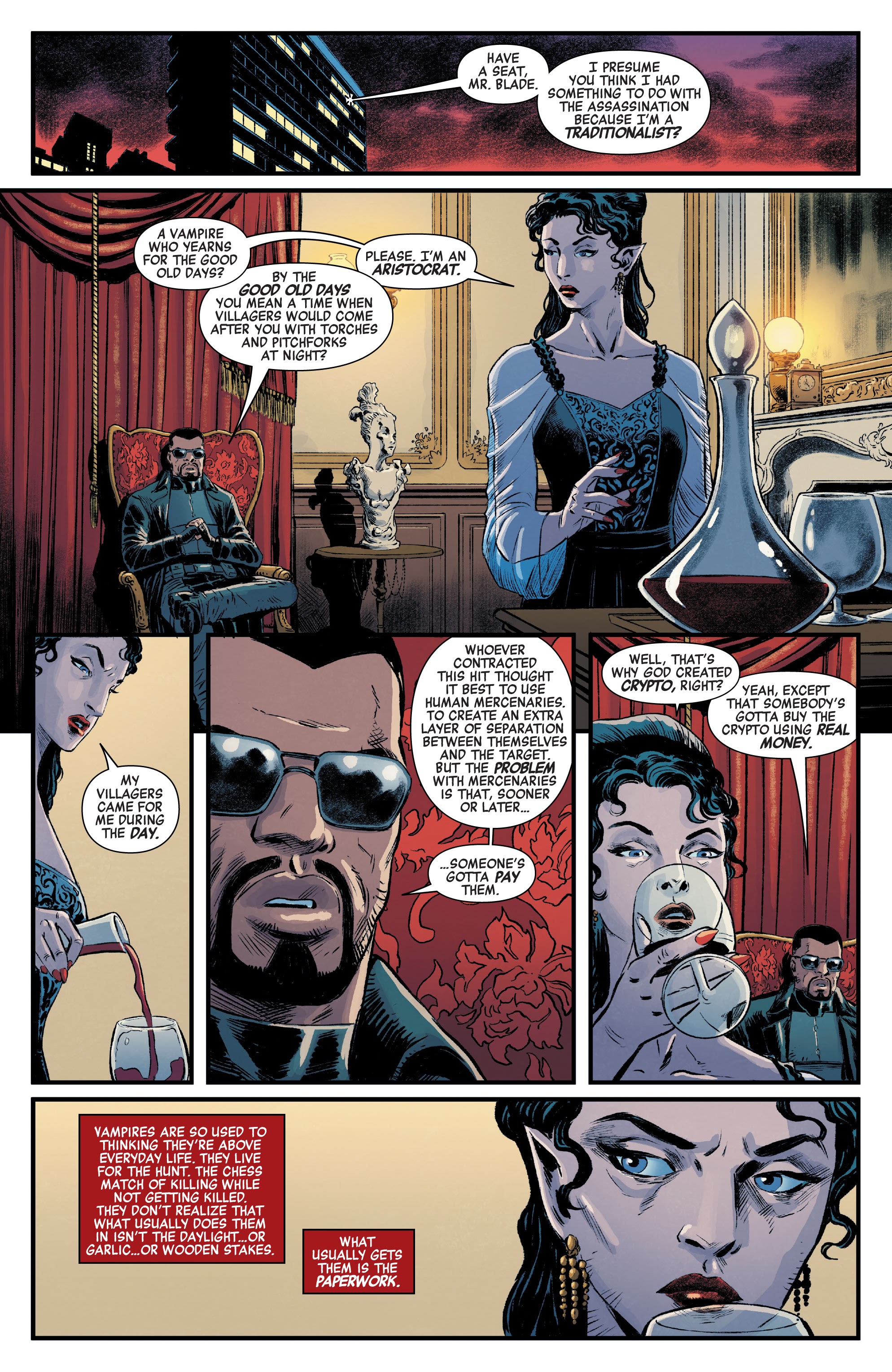 Read online Blade: Vampire Nation comic -  Issue #1 - 24