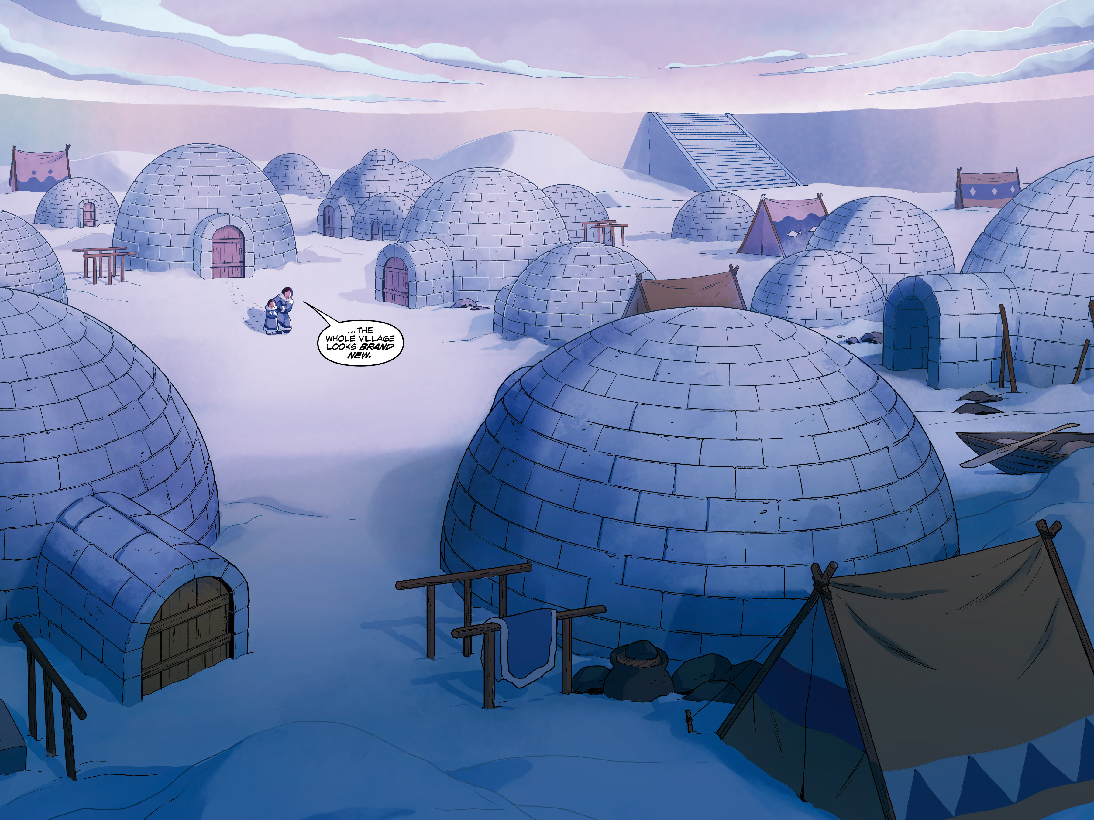 Read online Nickelodeon Avatar: The Last Airbender - North and South comic -  Issue #1 - 8