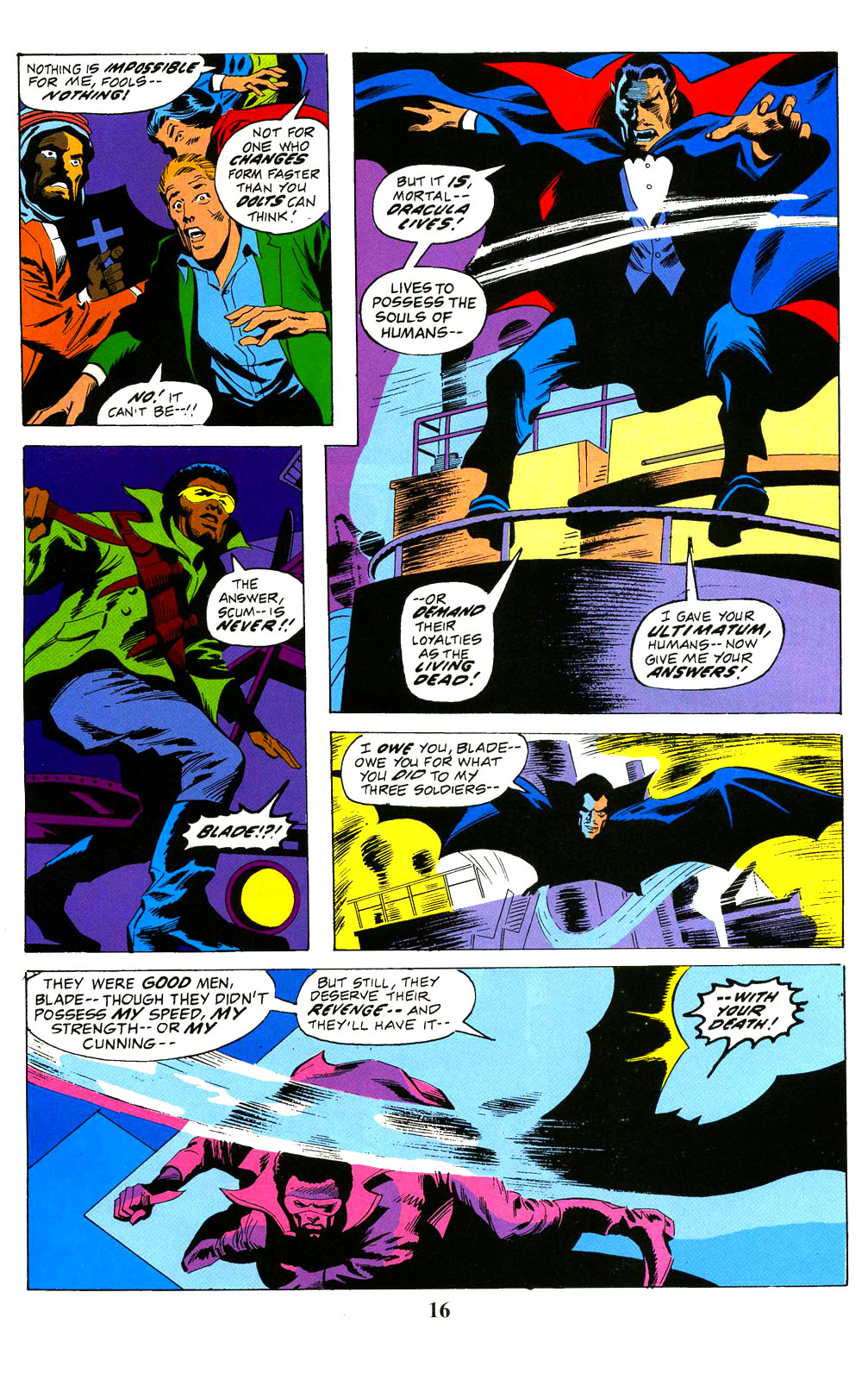 Read online Marvel Milestones: Blade, Man-Thing and Satana comic -  Issue # Full - 18