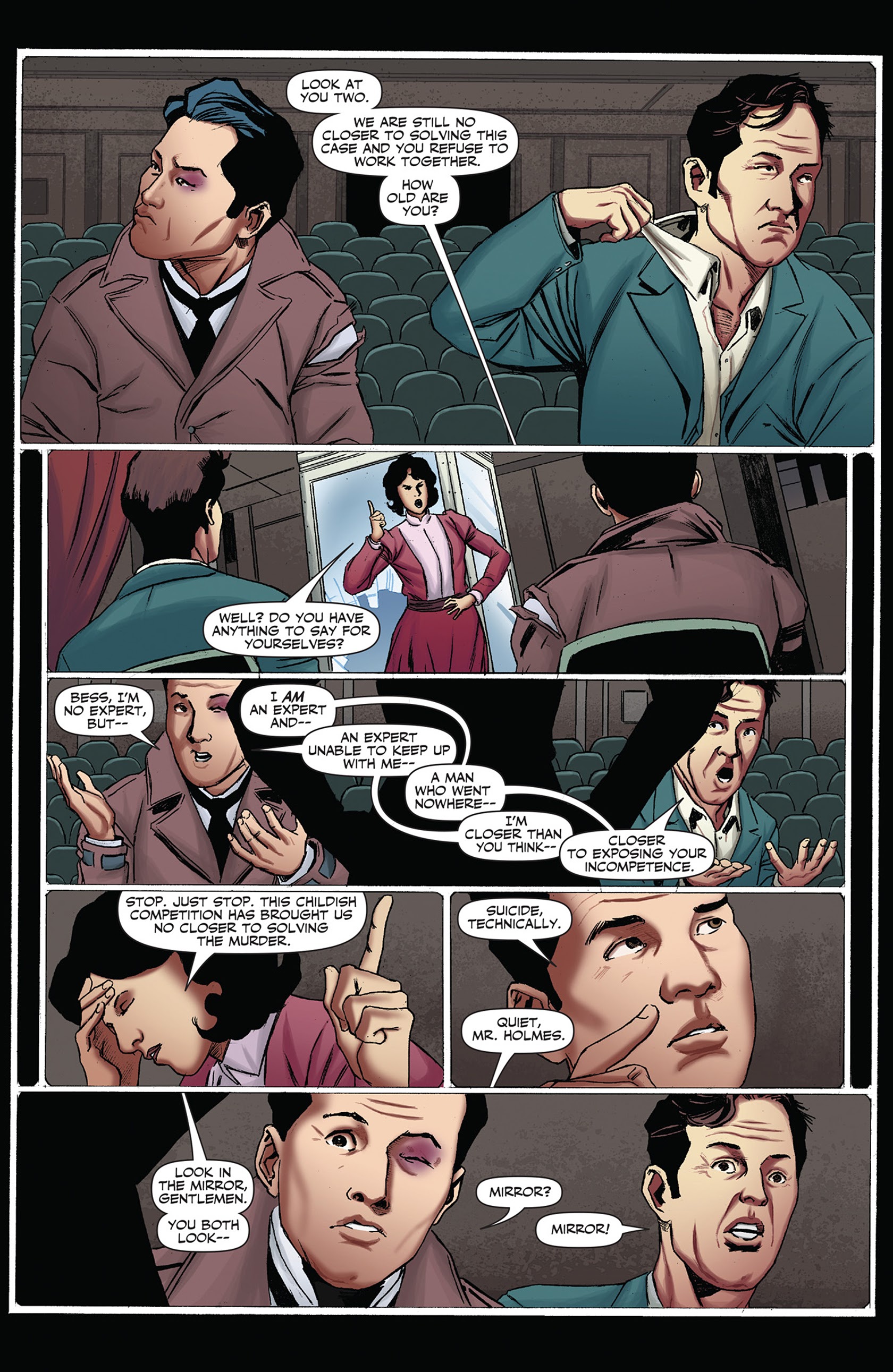 Read online Sherlock Holmes vs. Harry Houdini comic -  Issue #3 - 7