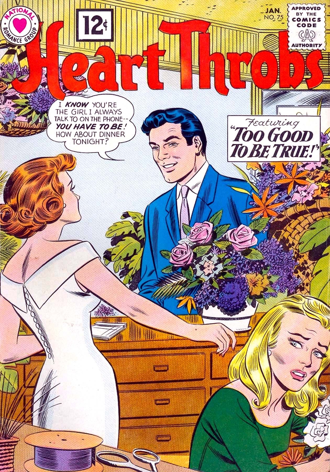 Read online Heart Throbs comic -  Issue #75 - 1