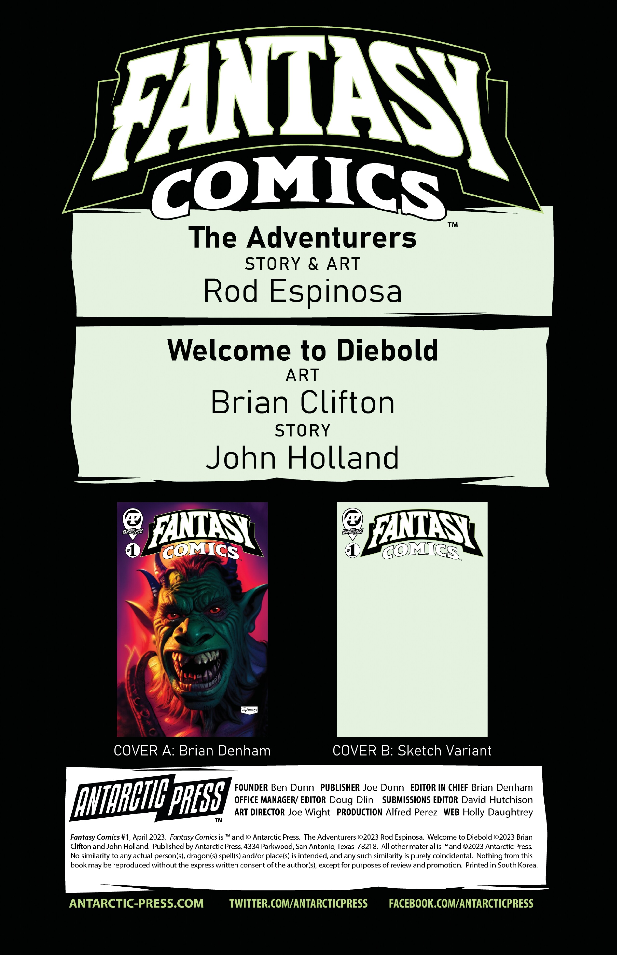 Read online Fantasy Comics comic -  Issue #1 - 2