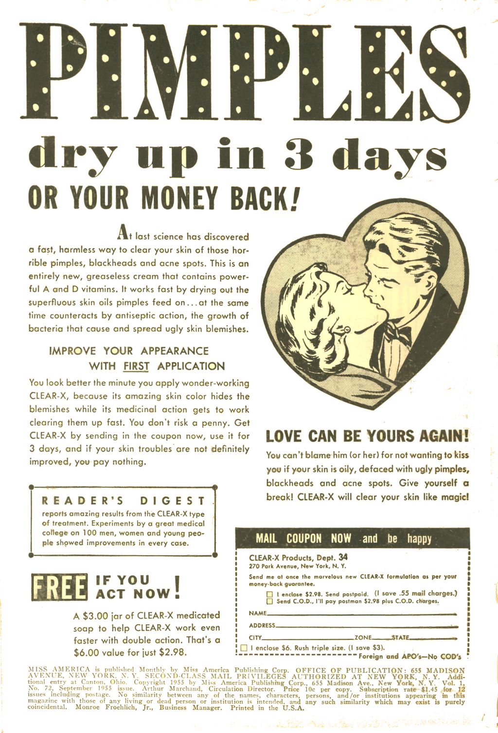 Read online Miss America comic -  Issue #72 - 2