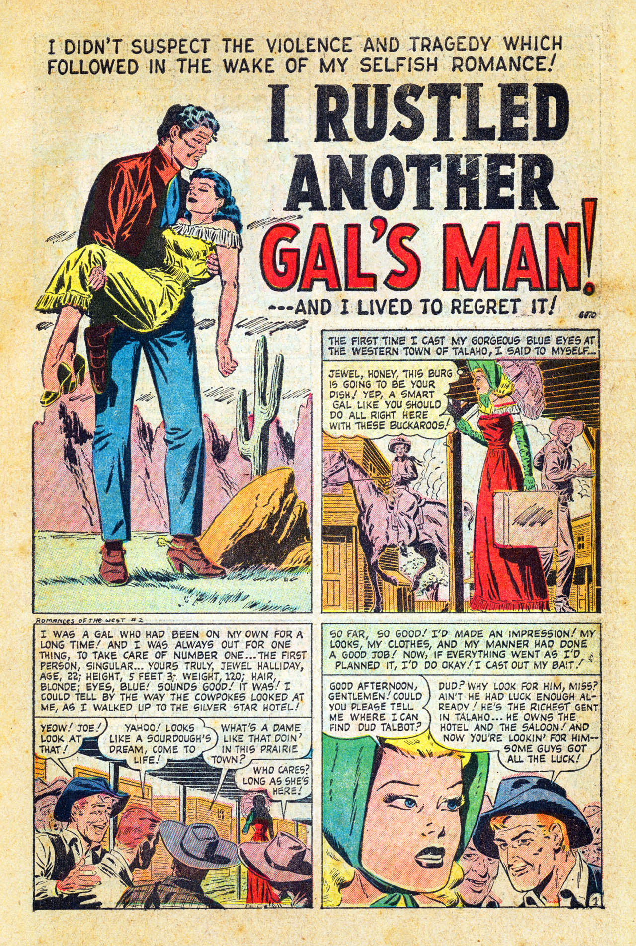 Read online Romances of the West comic -  Issue #2 - 3