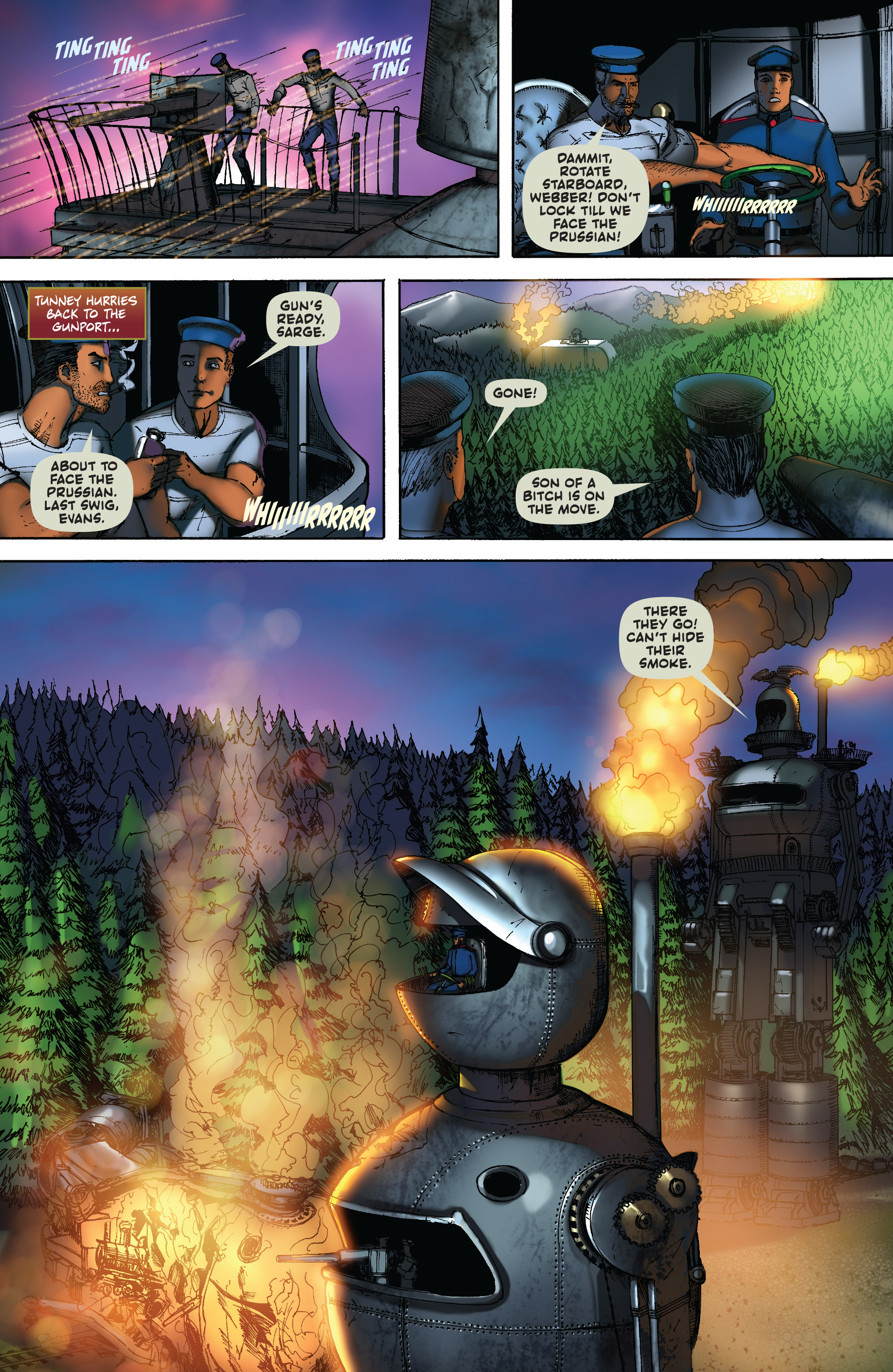 Read online Larry Blamire’s Steam Wars comic -  Issue #3 - 17