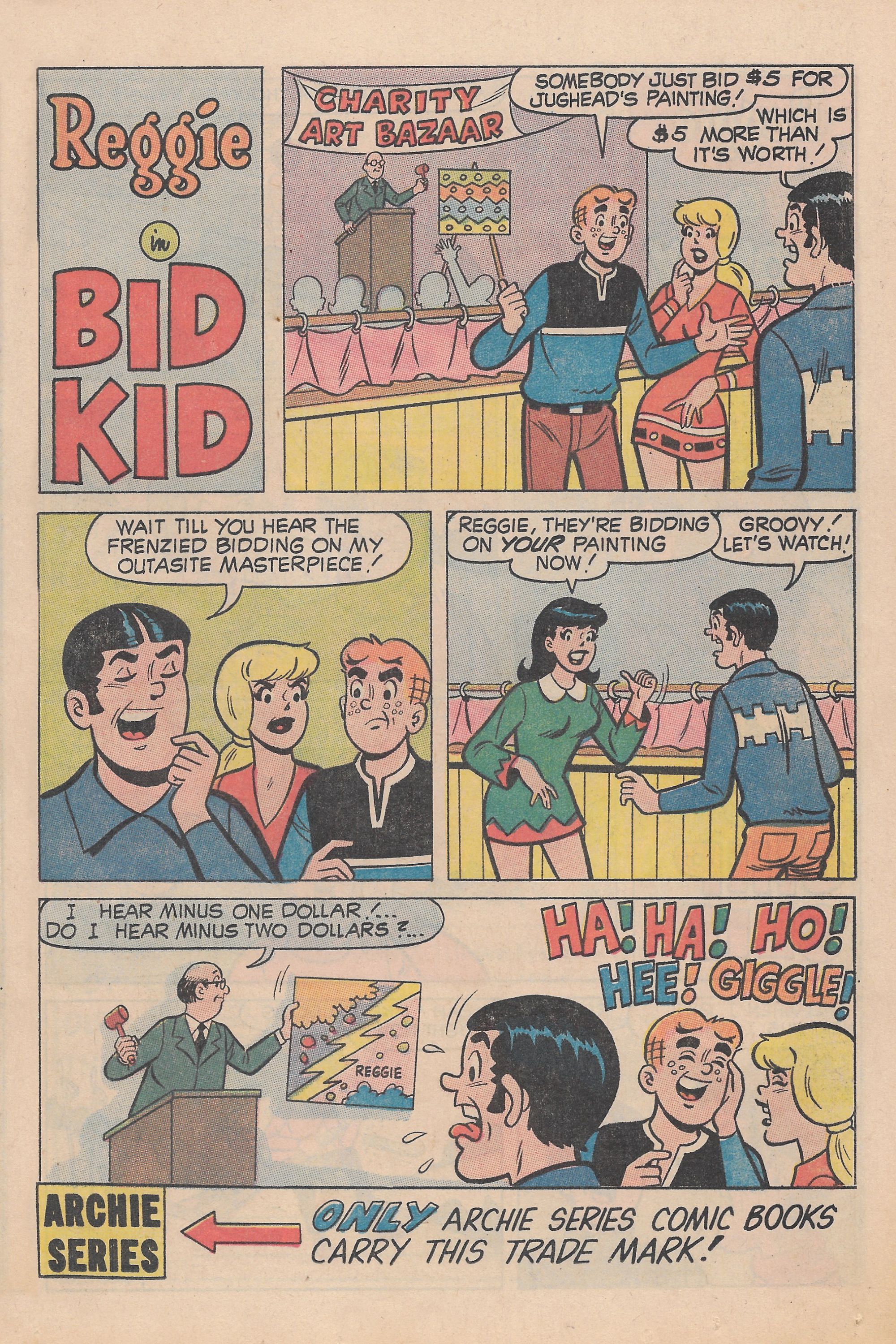 Read online Reggie's Wise Guy Jokes comic -  Issue #13 - 47