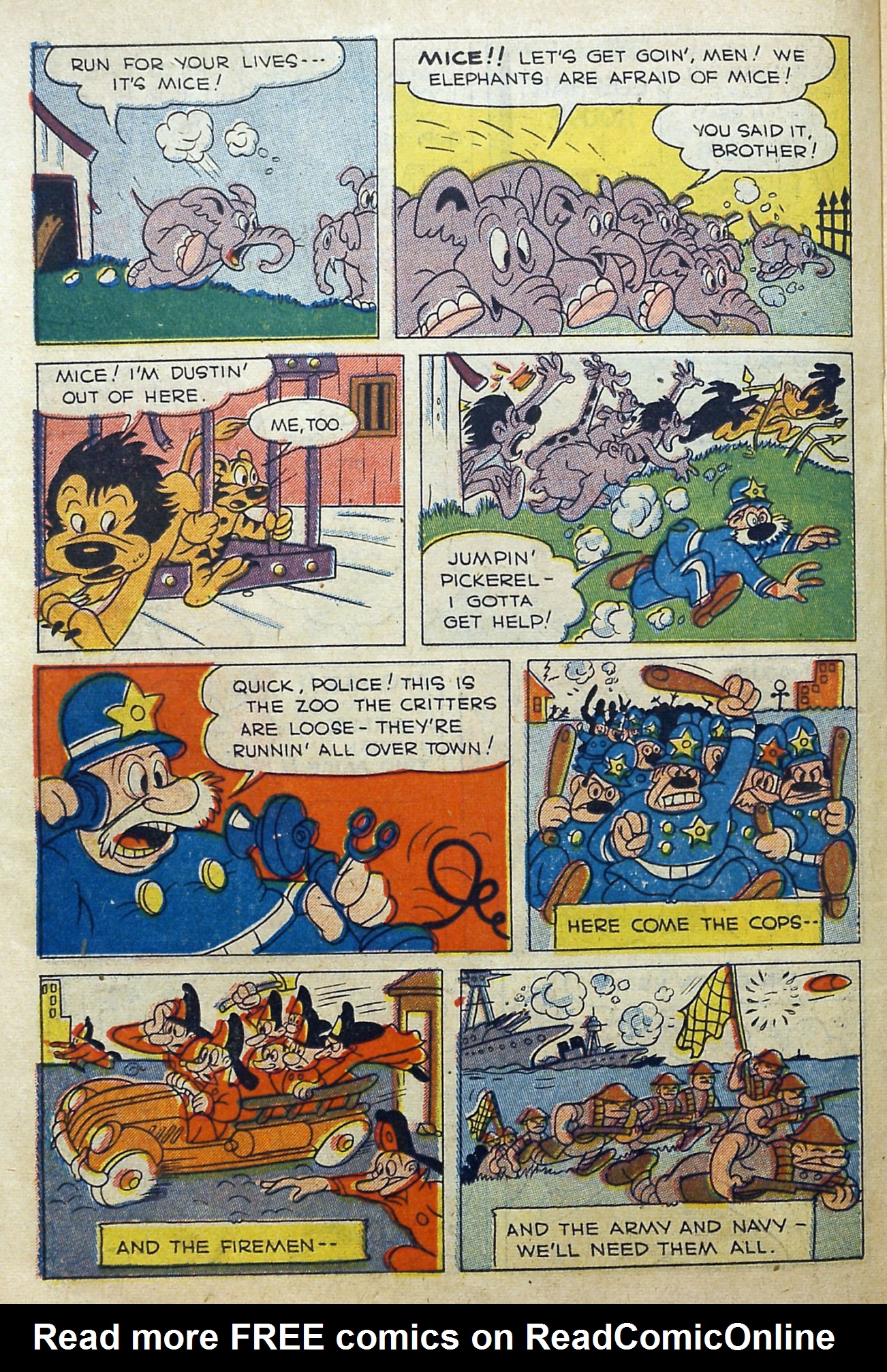 Read online Paul Terry's Mighty Mouse Comics comic -  Issue #42 - 53
