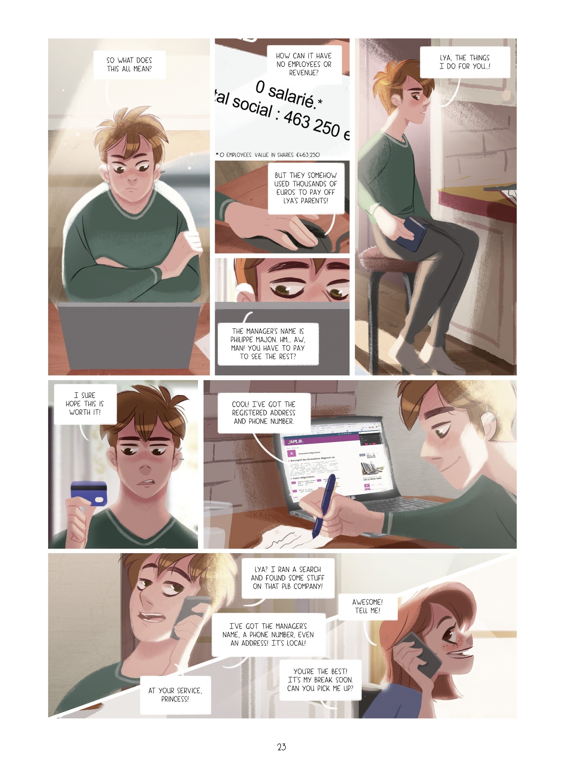 Read online Through Lya's Eyes comic -  Issue #2 - 23