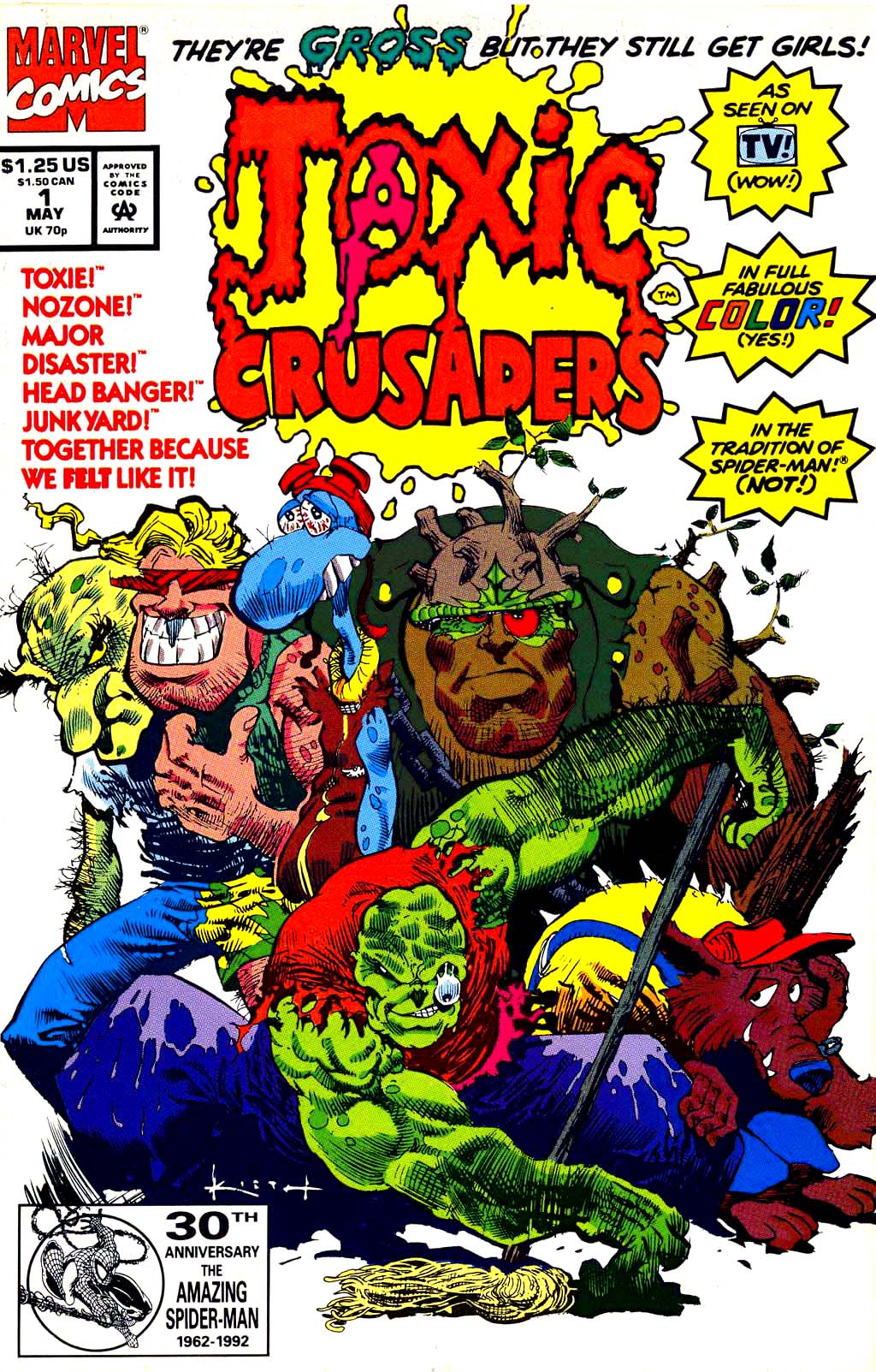 Read online Toxic Crusaders comic -  Issue #1 - 1