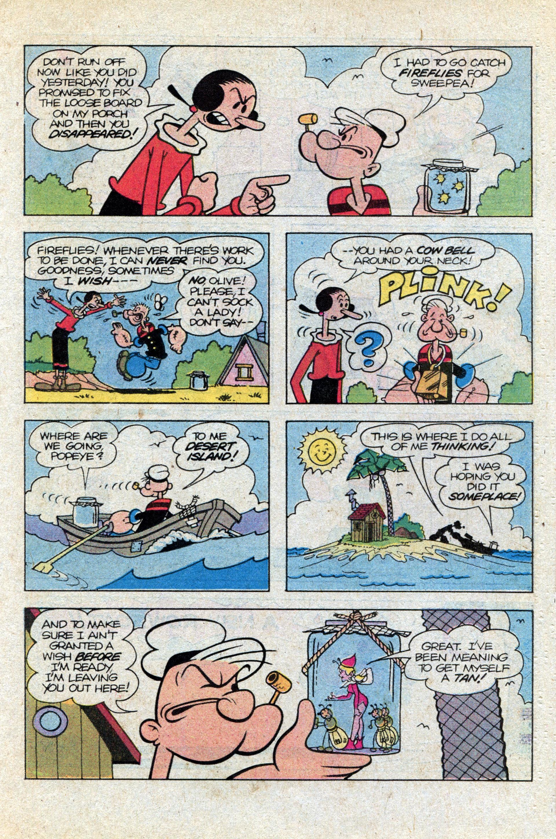 Read online Popeye (1948) comic -  Issue #167 - 23