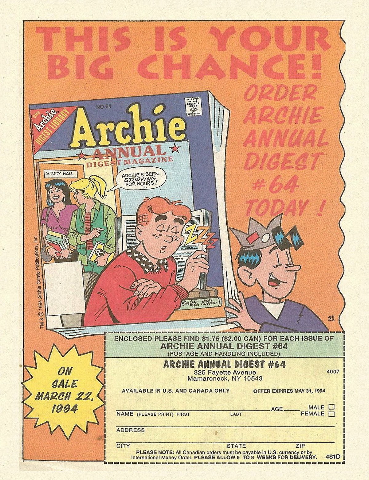 Read online Archie's Double Digest Magazine comic -  Issue #72 - 193
