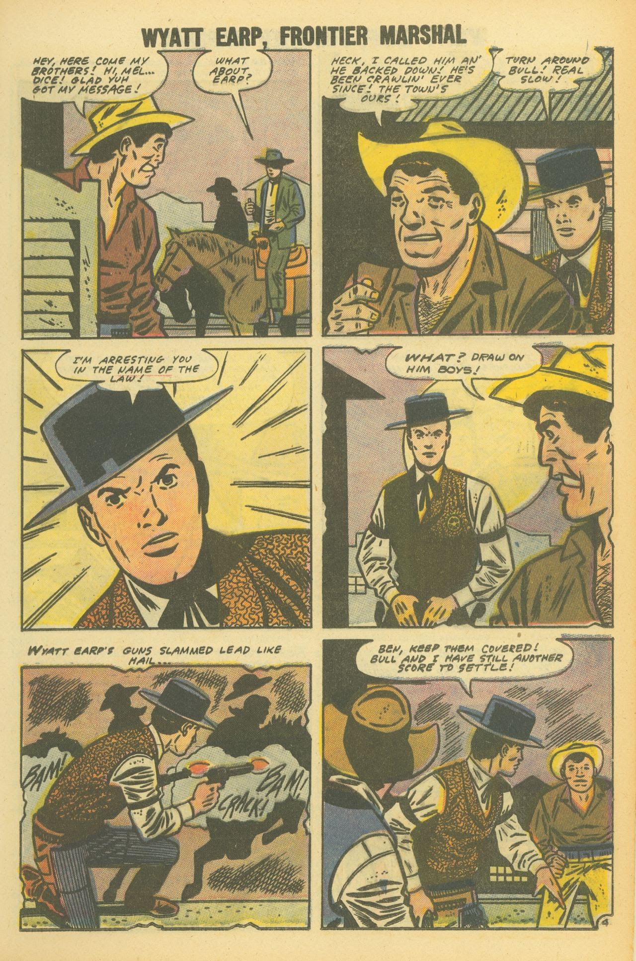 Read online Wyatt Earp Frontier Marshal comic -  Issue #20 - 25
