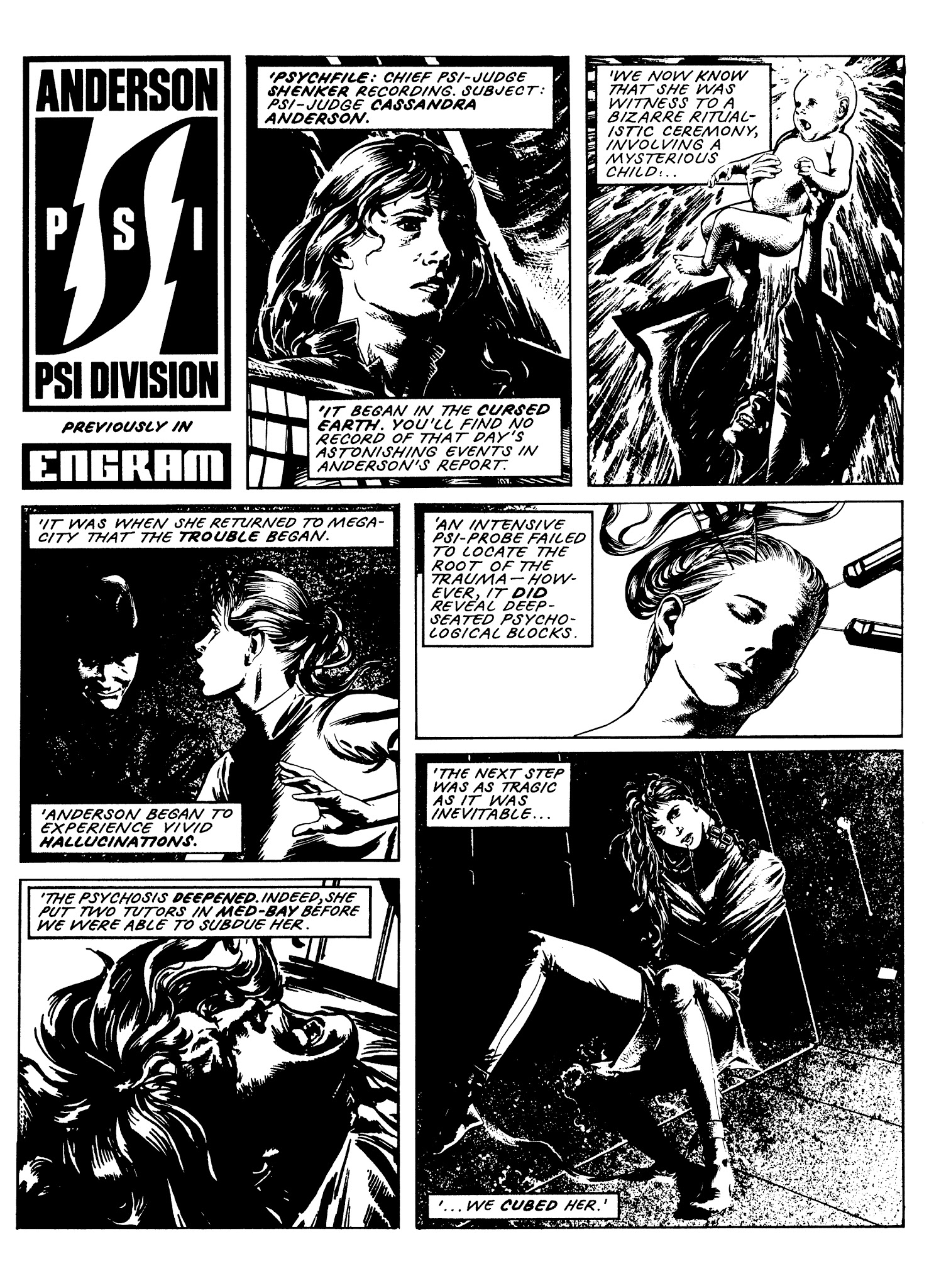 Read online Judge Anderson: The Psi Files comic -  Issue # TPB 1 - 393