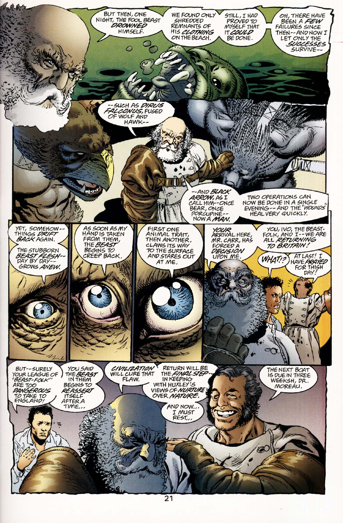 Read online JLA: The Island of Doctor Moreau comic -  Issue # Full - 23