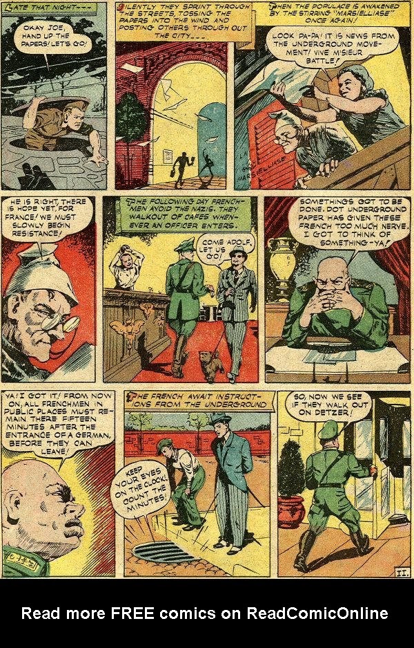 Read online Captain Battle Comics comic -  Issue #5 - 12