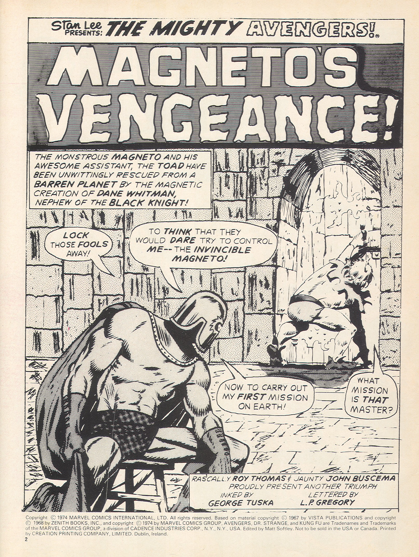 Read online The Avengers (1973) comic -  Issue #61 - 2