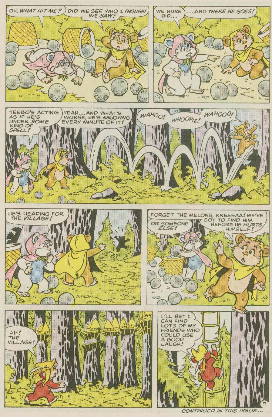 Read online Ewoks (1987) comic -  Issue #7 - 8
